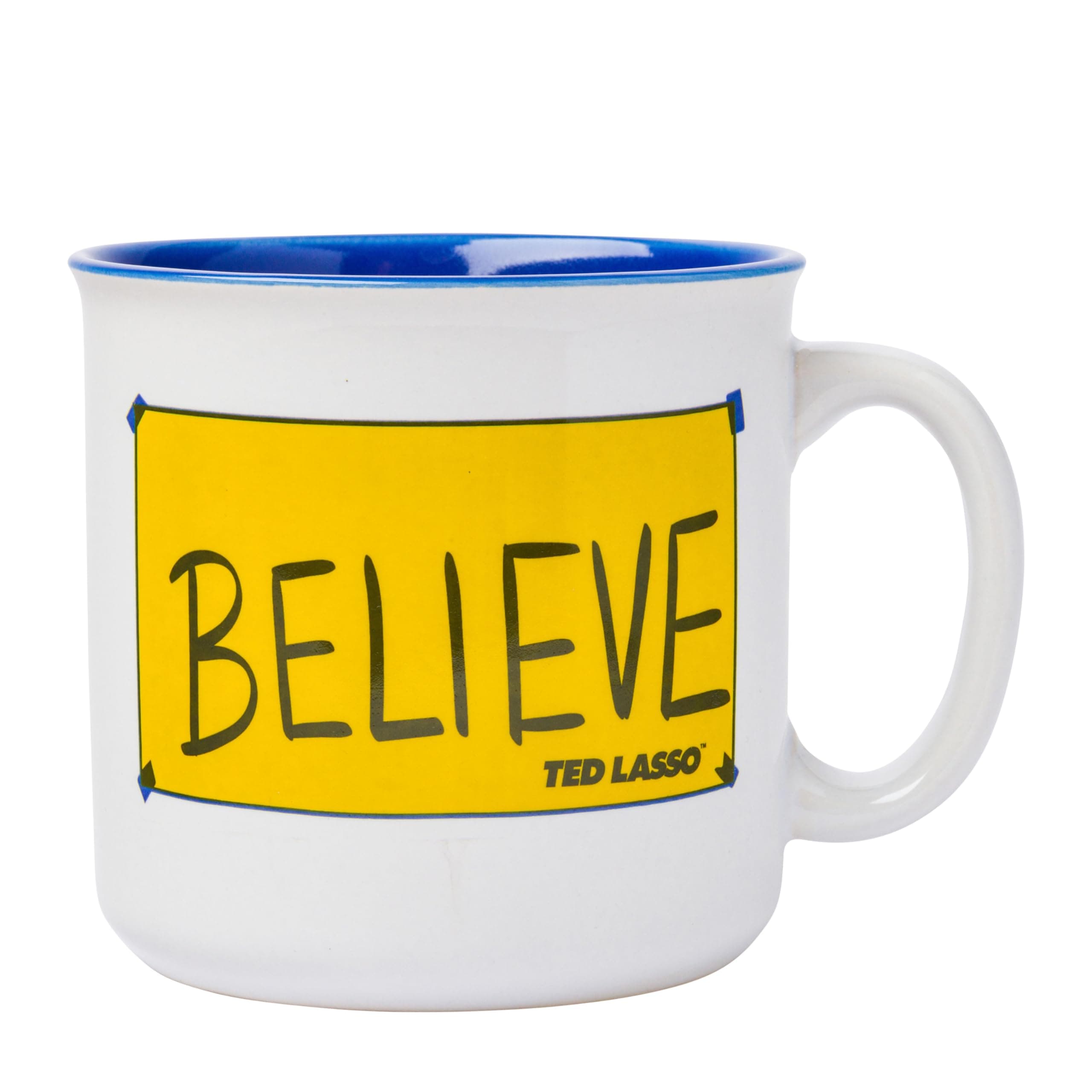 Silver Buffalo Ted Lasso Believe, Ceramic Camper Mug, 20oz