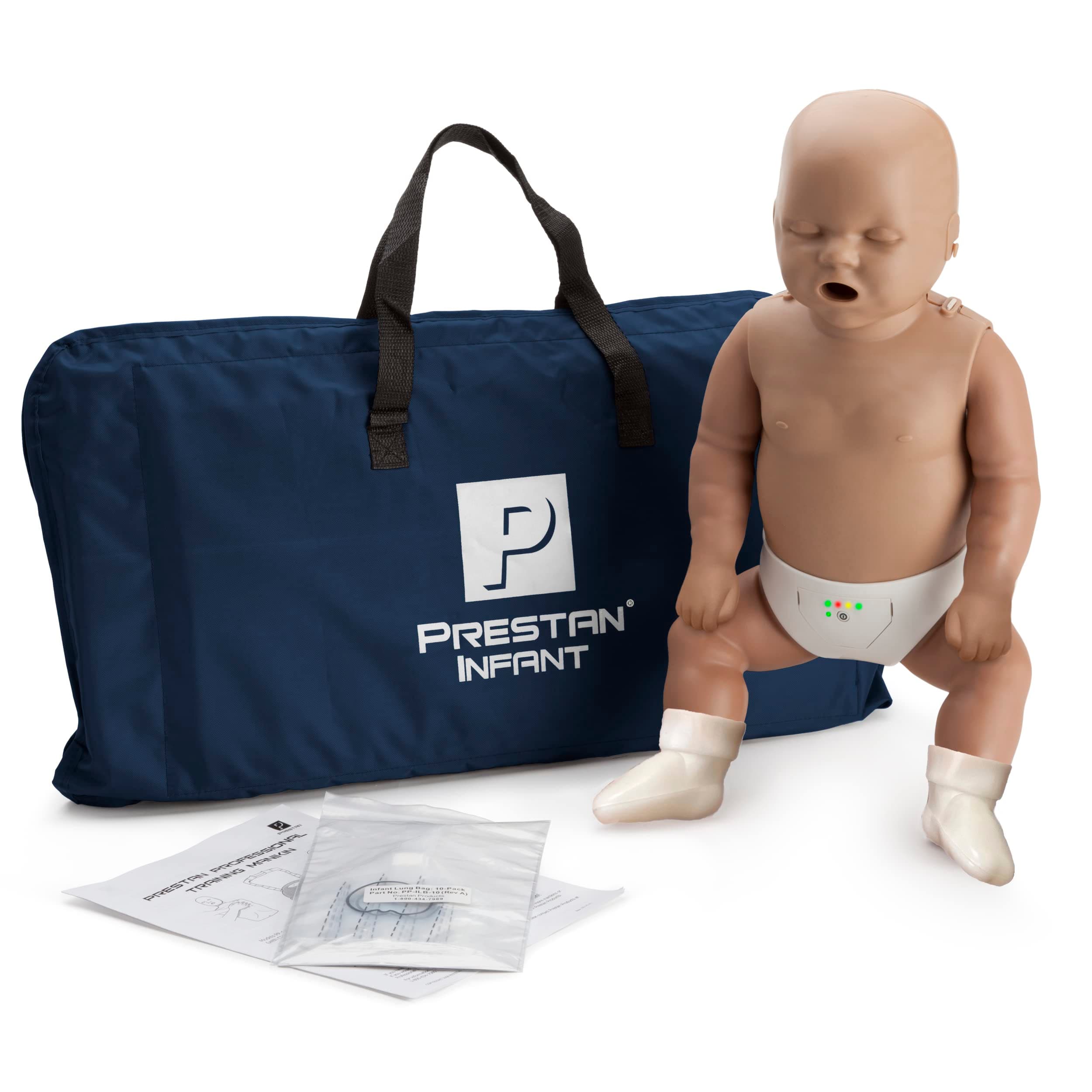 PRESTAN CPR Training Manikin, Single Infant, Dark Tone