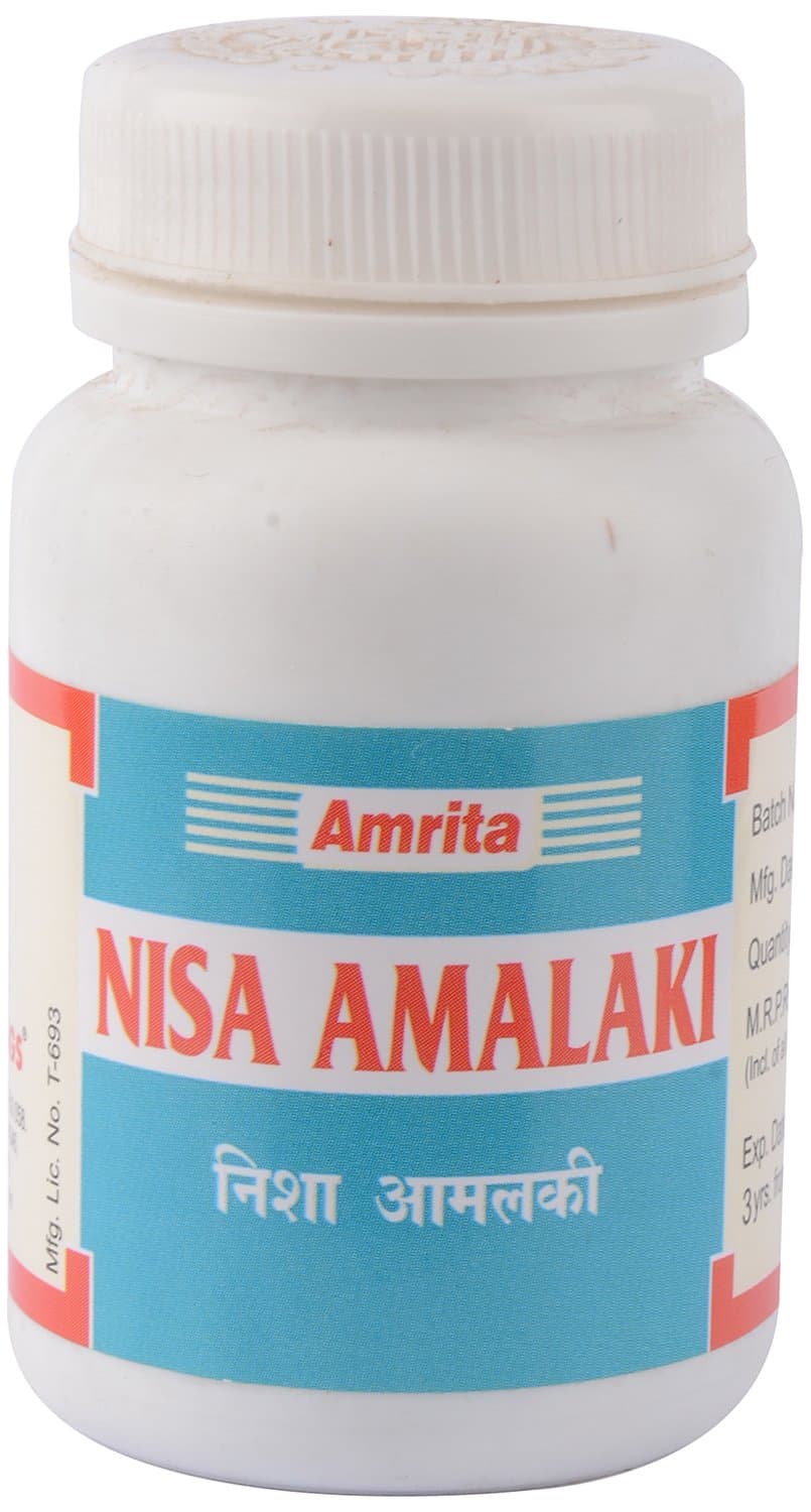 Amrita Nisa Amalaki Tablets | Immunomodulator & Anti-diabetic | Goodness of Amla & Haldi |