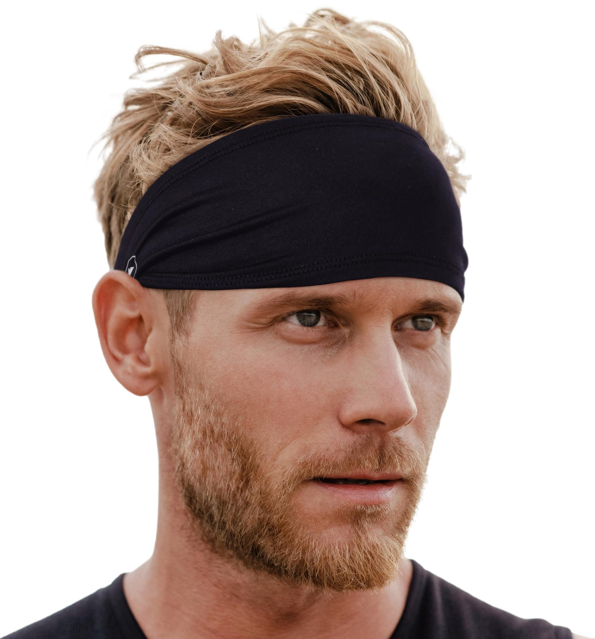Mens Headband - Running Sweat Head Bands for Sports - Athletic Sweatbands for Workout/Exercise, Tennis & Football - Ultimate Performance Stretch & Moisture Wicking