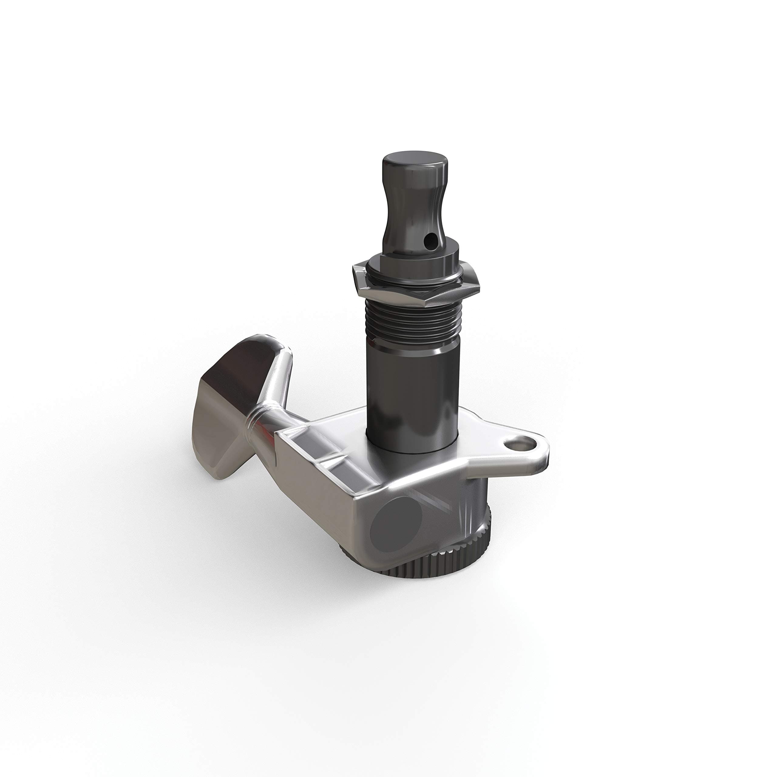 Planet Waves Auto-Trim Tuning Machines, 6 In-Line setup, Chrome