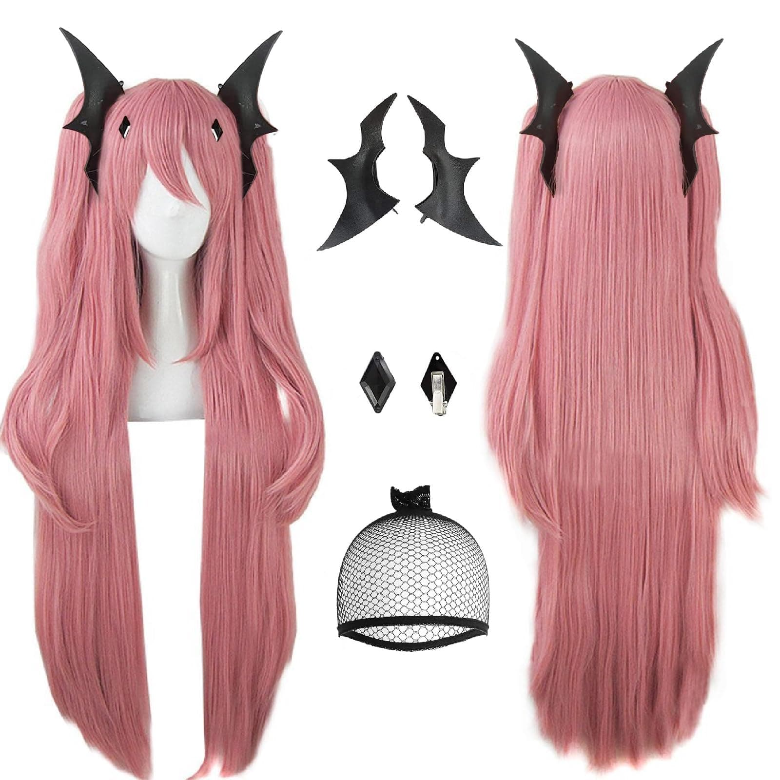 Anogol Headwear+Hair Cap+Seraph of the End Krul Tepes Cosplay Wig DM-460