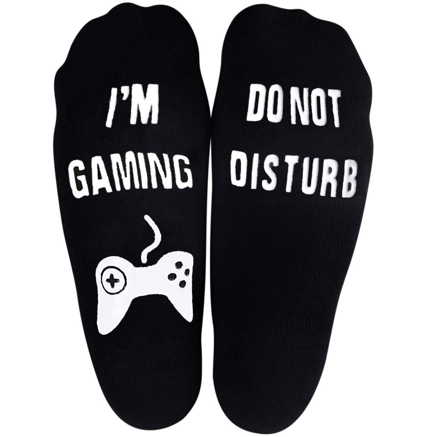 Novelty Cotton Socks Do Not Disturb Socks Soft Unisex Sock Funny Christmas Gifts for Men Women Gamers