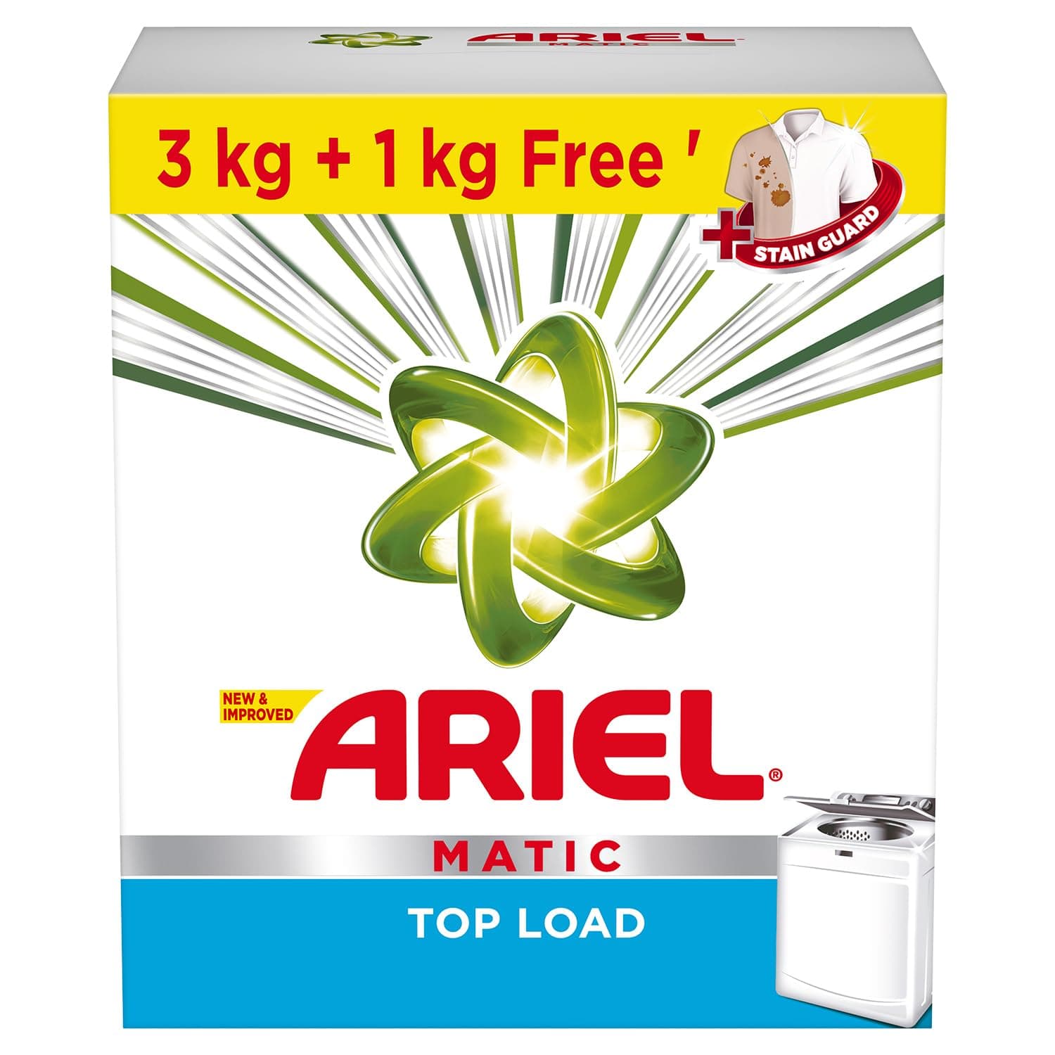 Ariel Matic Top Load Detergent Washing Powder – 4Kg Value Pack