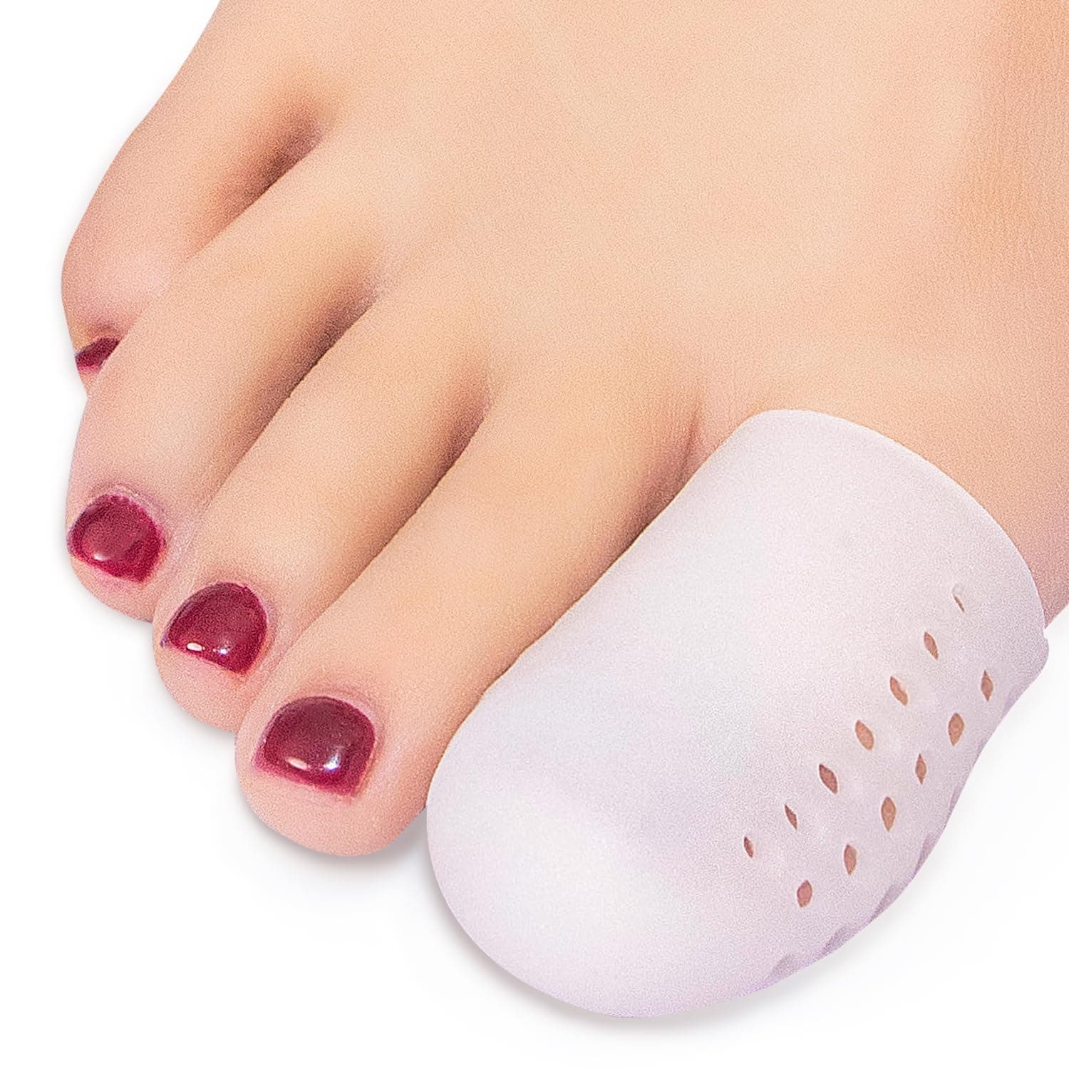 Niupiour Gel Big Toe Protectors, 14 Packs of Breathable Big Toe Caps, Silicone Toe Covers for Big Toe, Calluses, Blisters, Hammer Toe, Provide Pain Relief from Missing or Ingrown Toenails