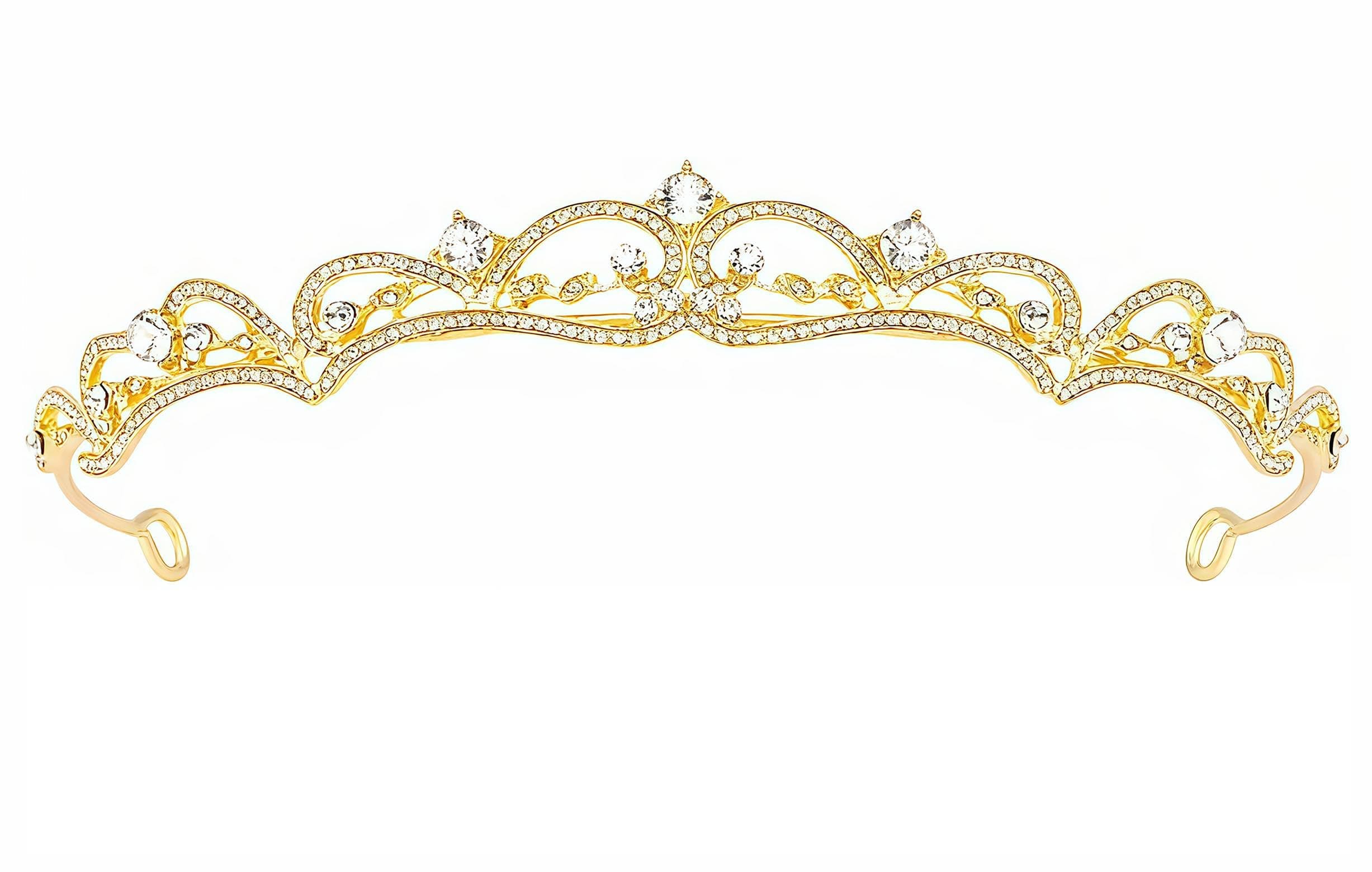 Uongeod Rhinestone Crown Crystal Bridal Tiara Princess Crown Birthday Crown Tiaras and Crowns for Women and Girls