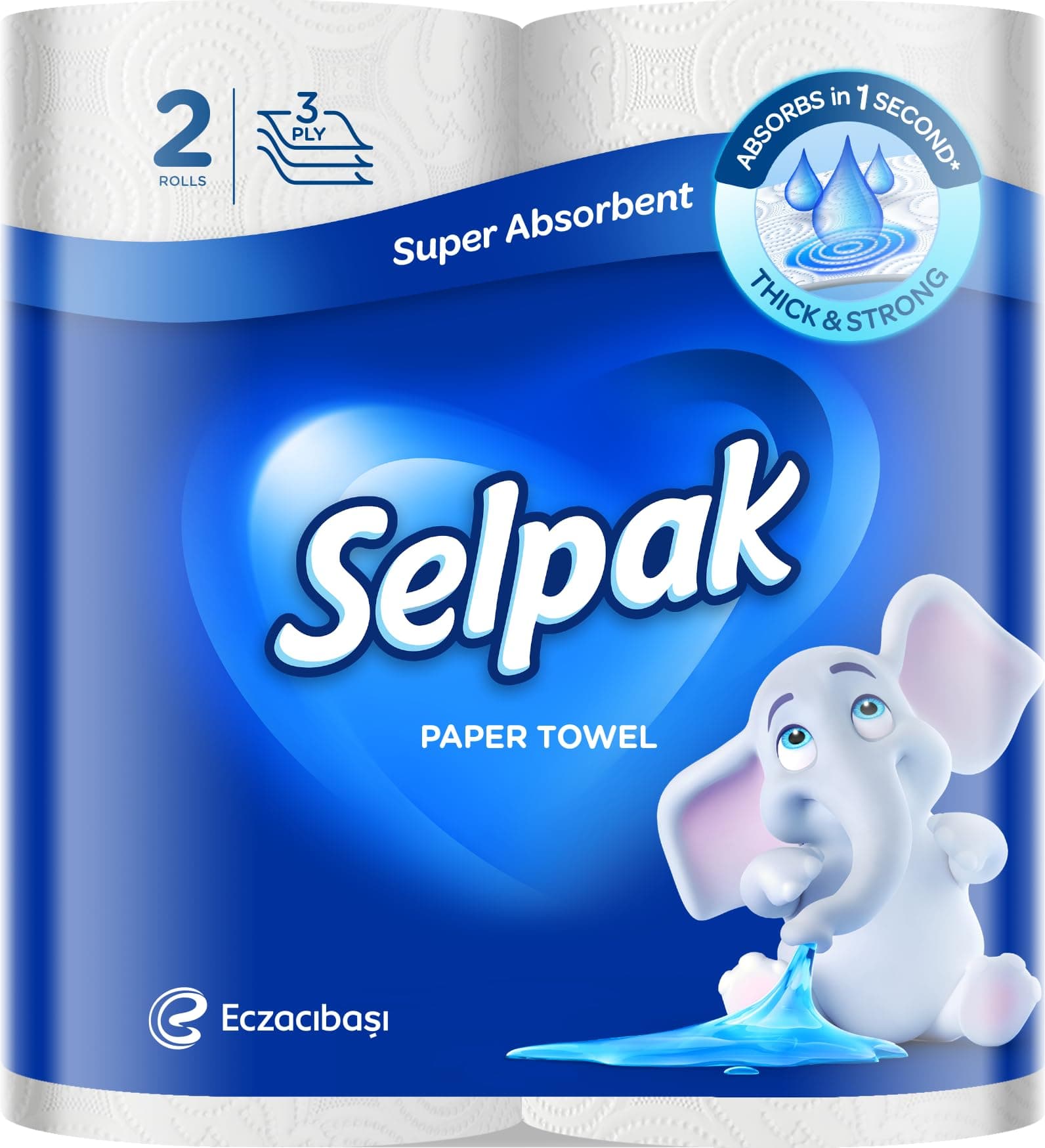 SELPAK Paper Towel 3ply 2rolls/pack