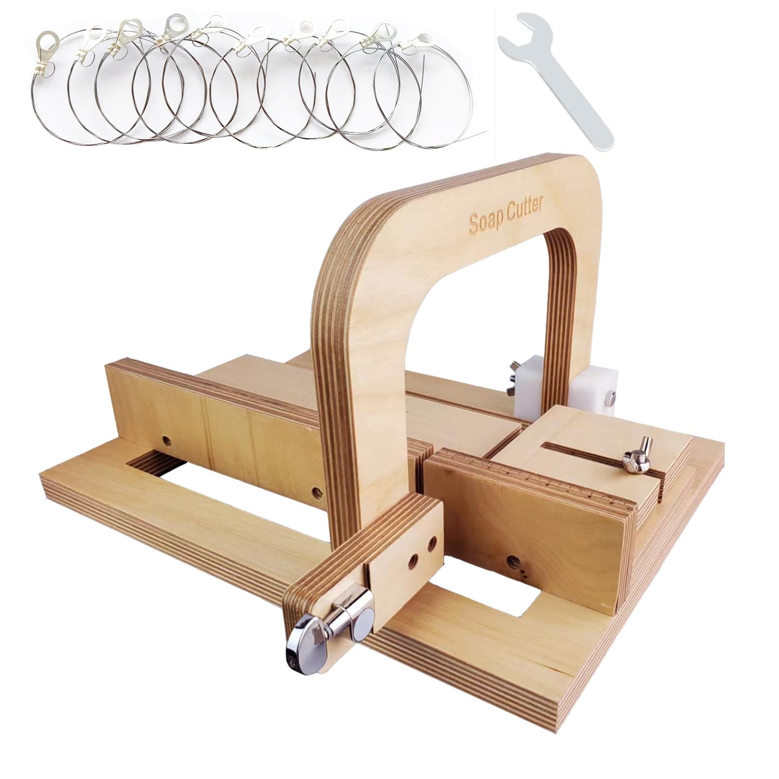 Kelodo Wooden Soap Cutter for Handmade Soap Making Professional