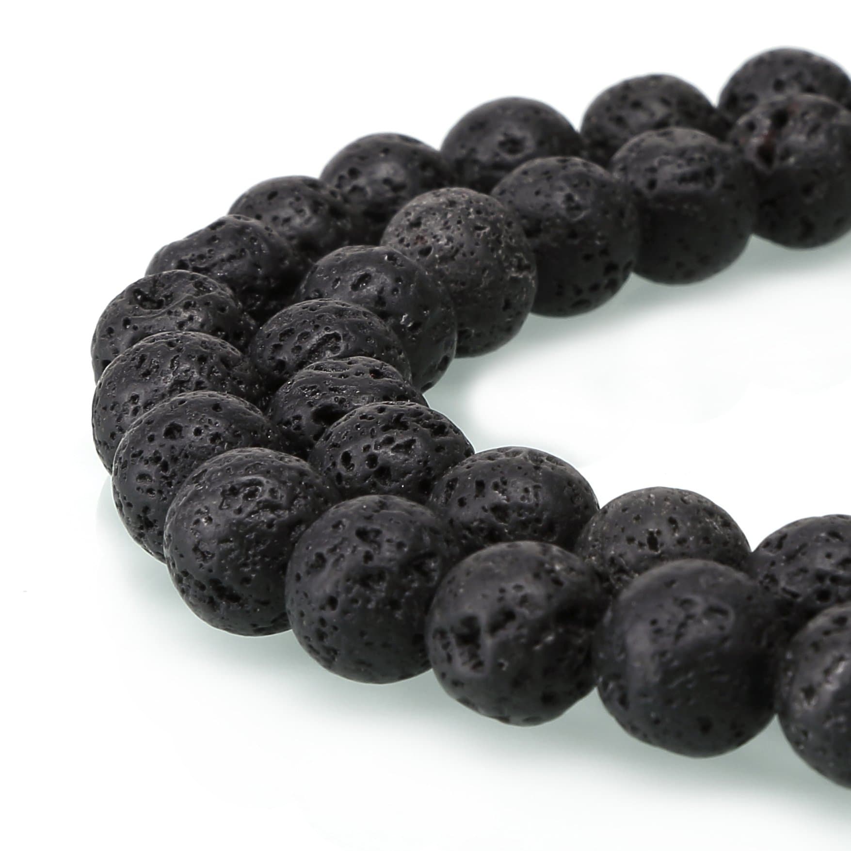 BRCbeads Natural Gemstone Loose Beads Crystal Energy Stone Healing Power for Jewelry Making 4,6,8,10mm