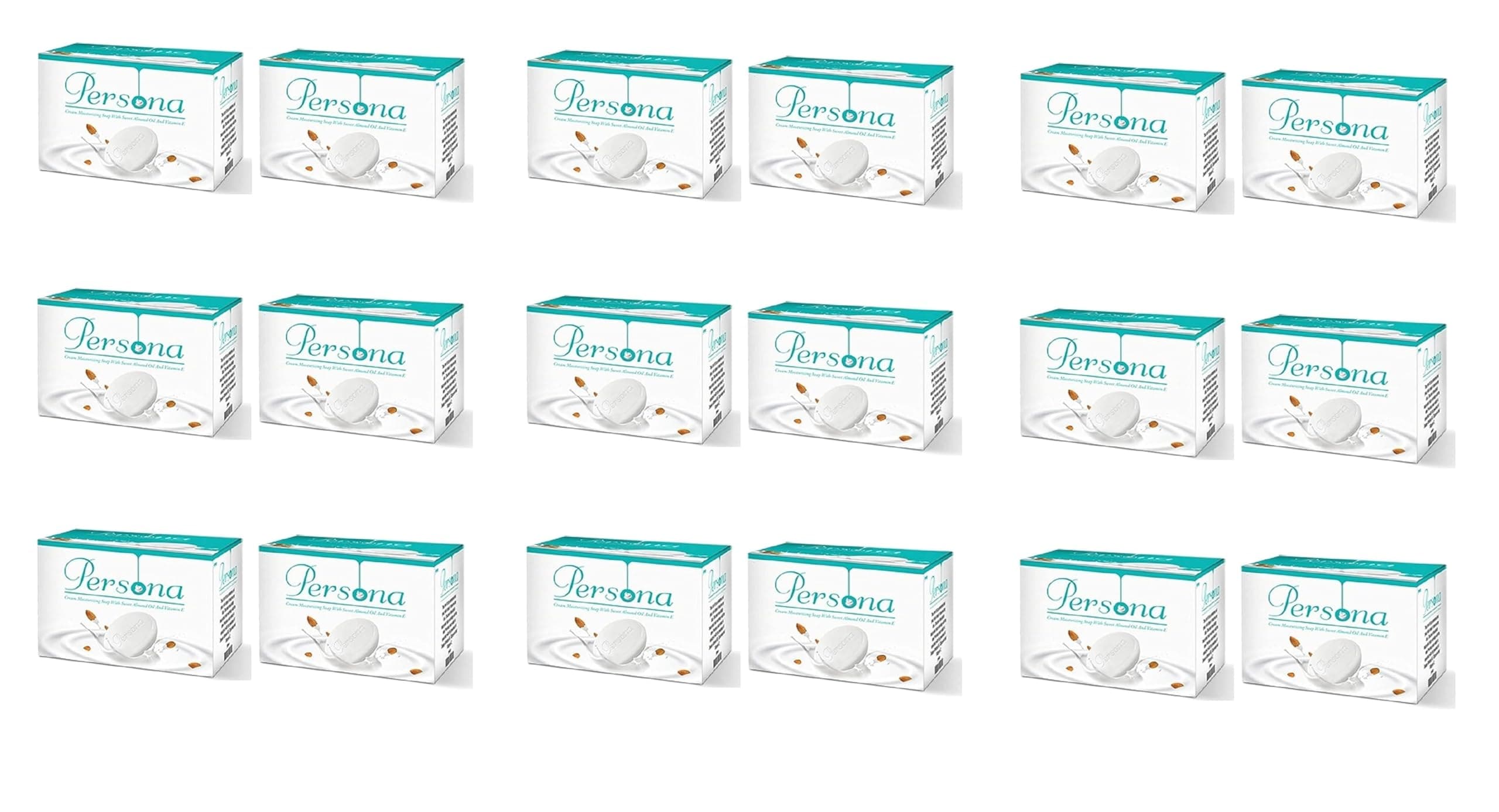 Satinique Persona Cream Moisturizing Soap - Pack of 18 (54 soaps)