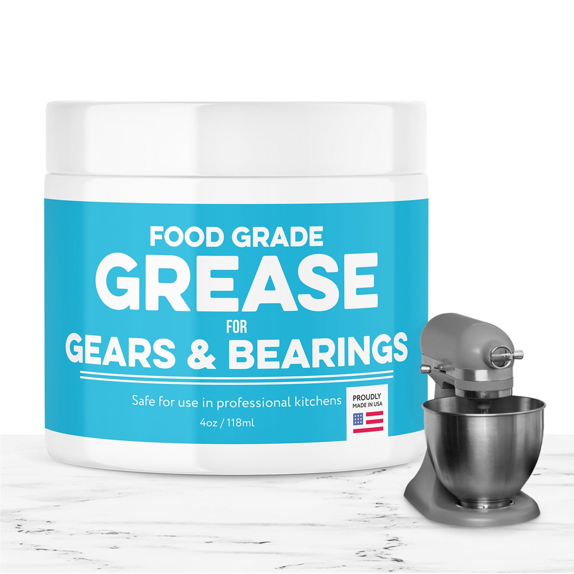 4 Oz Food Grade Grease for KitchenAid Stand Mixer - MADE IN THE USA