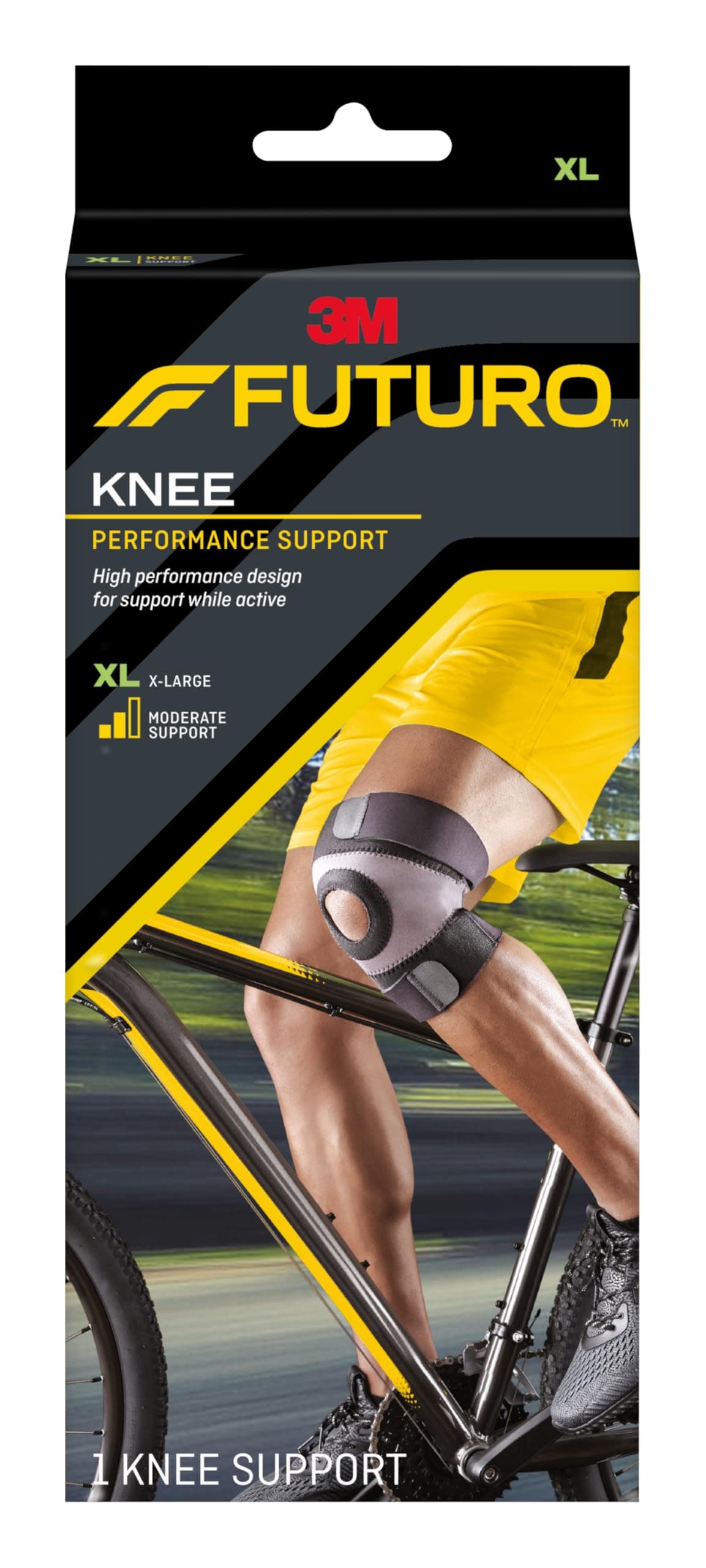 Extra Large : Futuro Sport Moisture Control Knee Support, Extra-Large