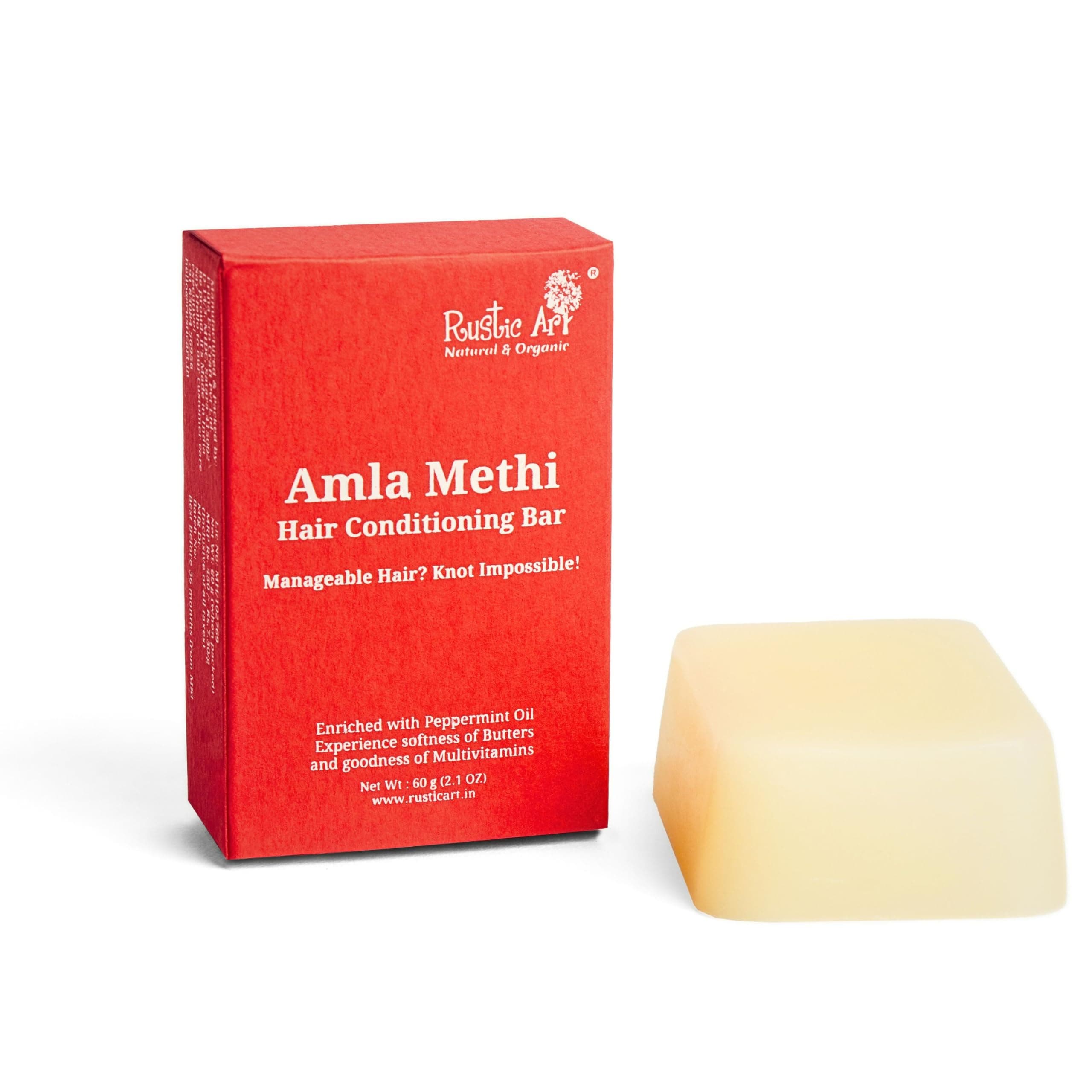 Rustic Art Amla Methi Hair Conditioning Bar