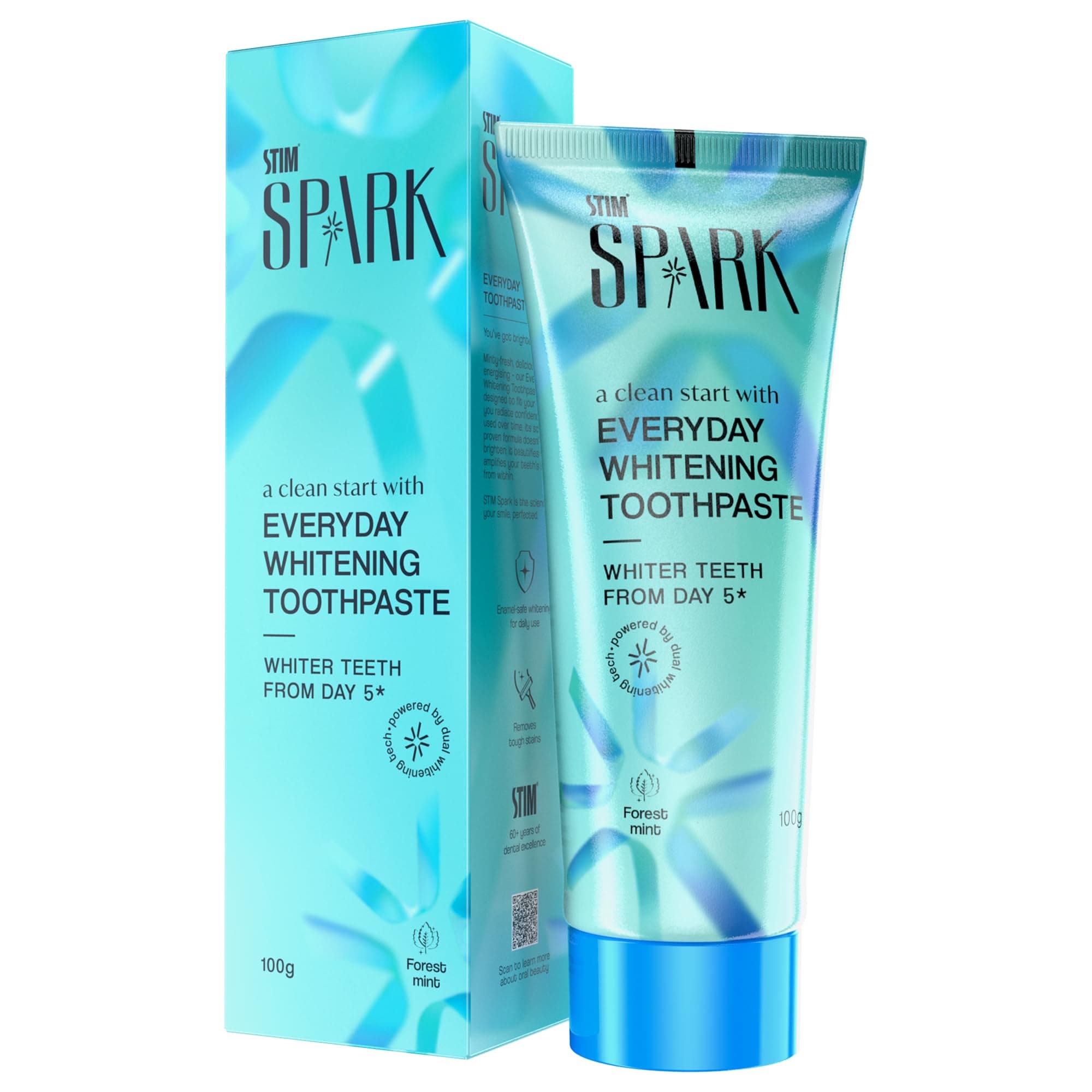 STIM Spark Everyday Whitening Toothpaste | Whiter teeth from day 5