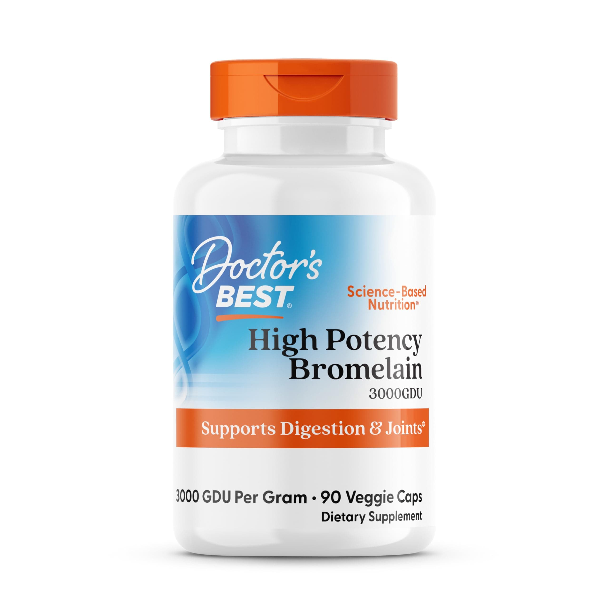 Doctor's Best, Best 3000 GDU Bromelain, 500 mg, 90 Veggie Caps