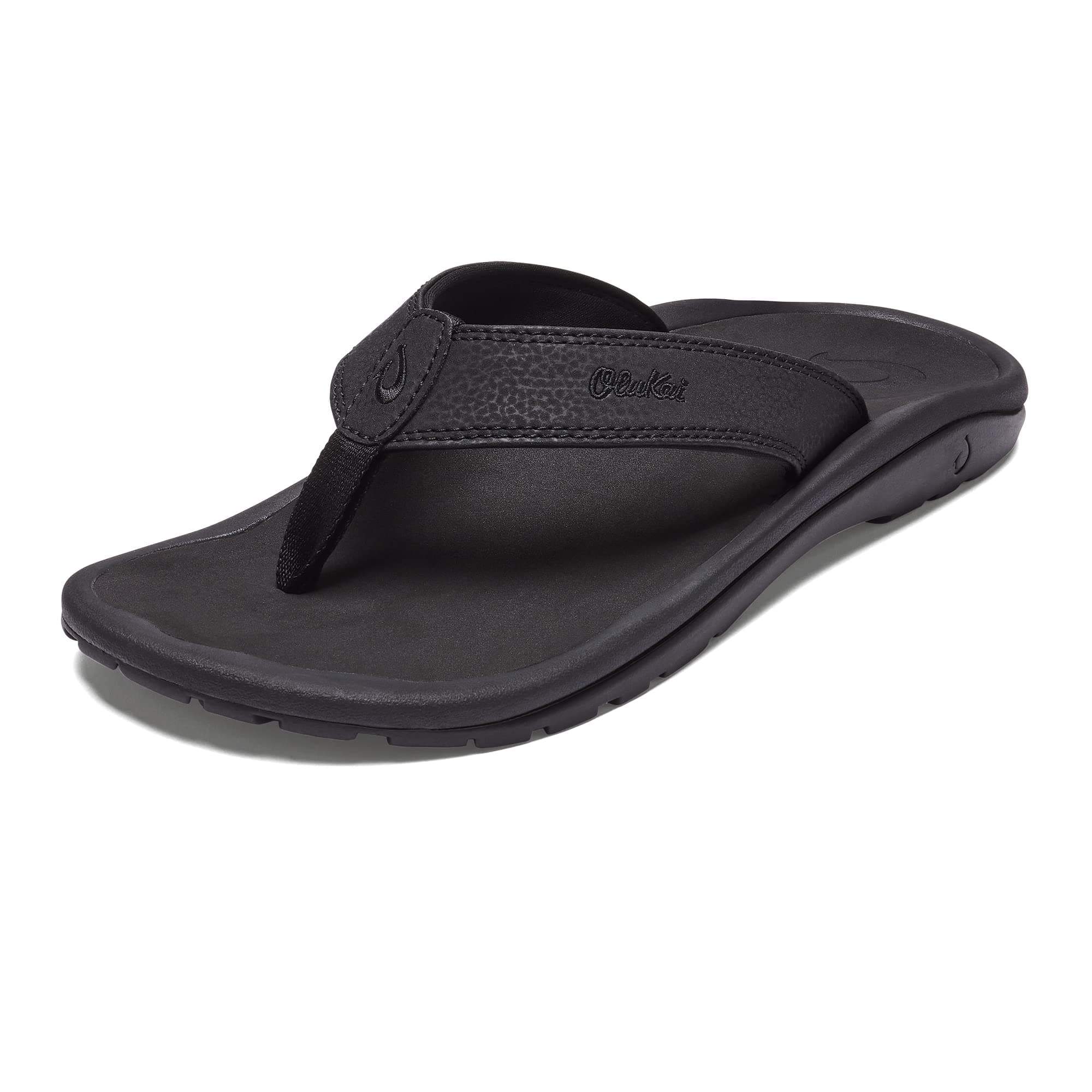 Olukai Men's Ohana Sandals Black/Black Size 9