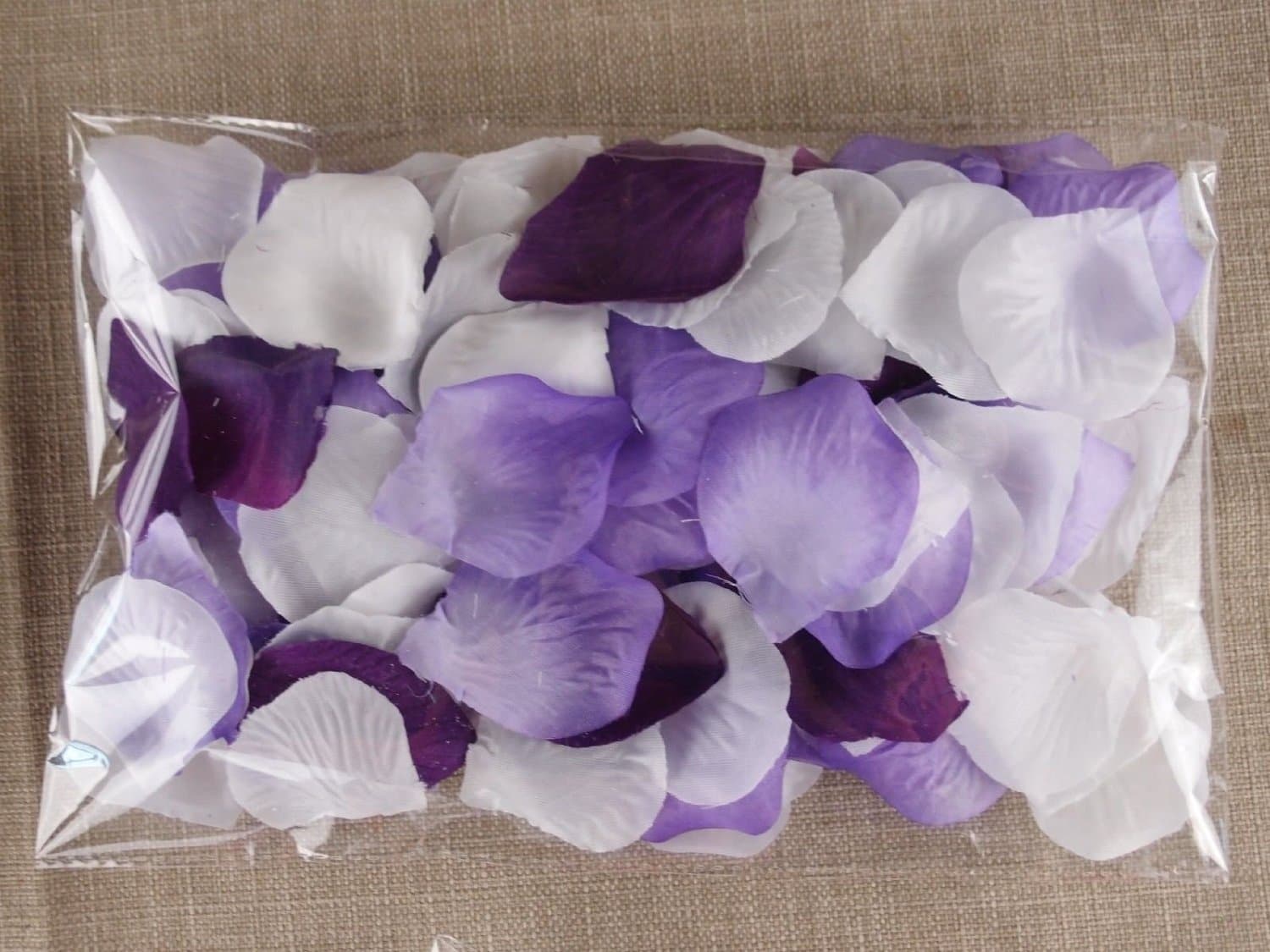 Schoolsupplies 1000pc Mixed Color Rose Petals Purple,lavender,white Wedding Table Decoration