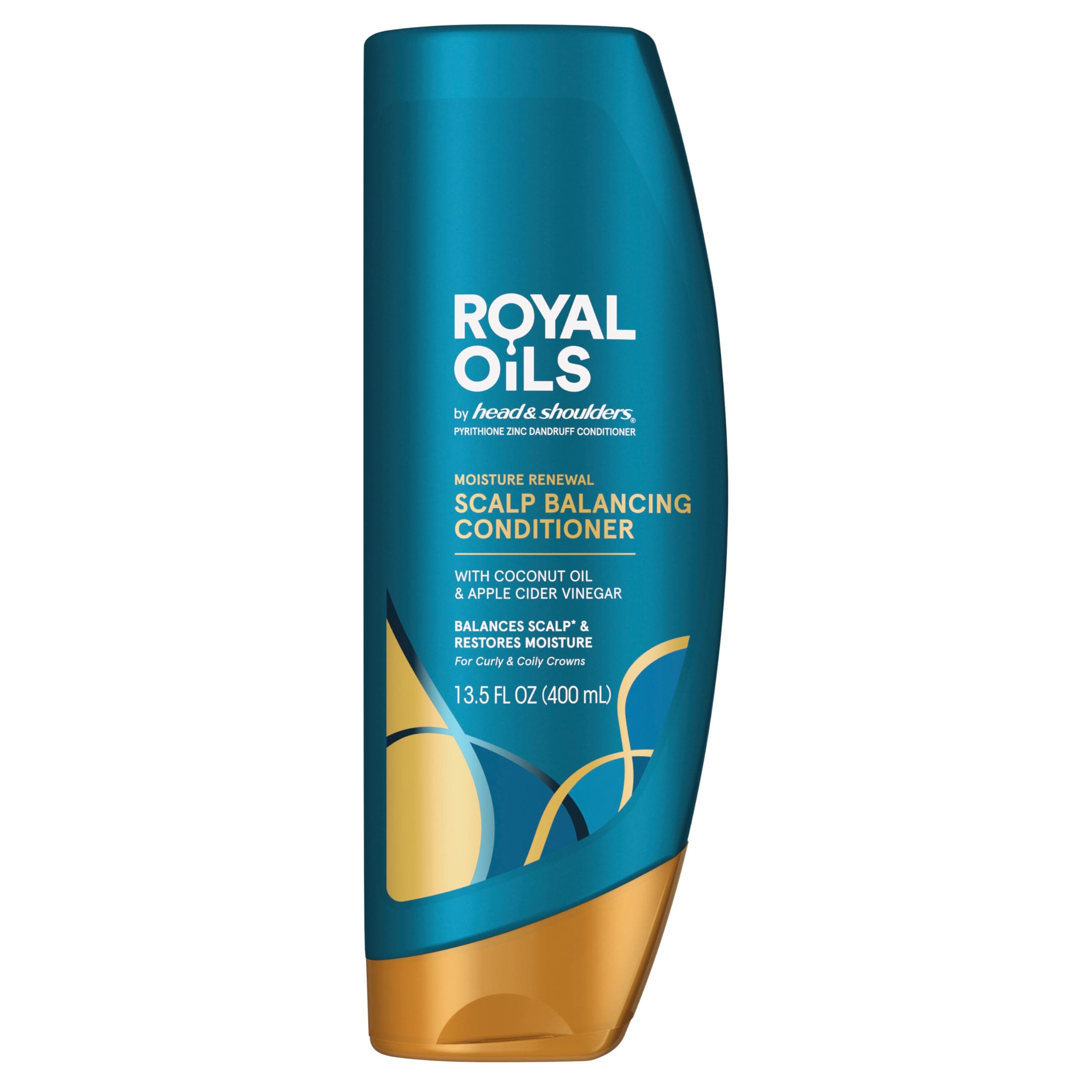 Head & Shoulders Royal Oils Moisture Renewal Conditioner with Coconut Oil, 13.5 Fluid Ounces