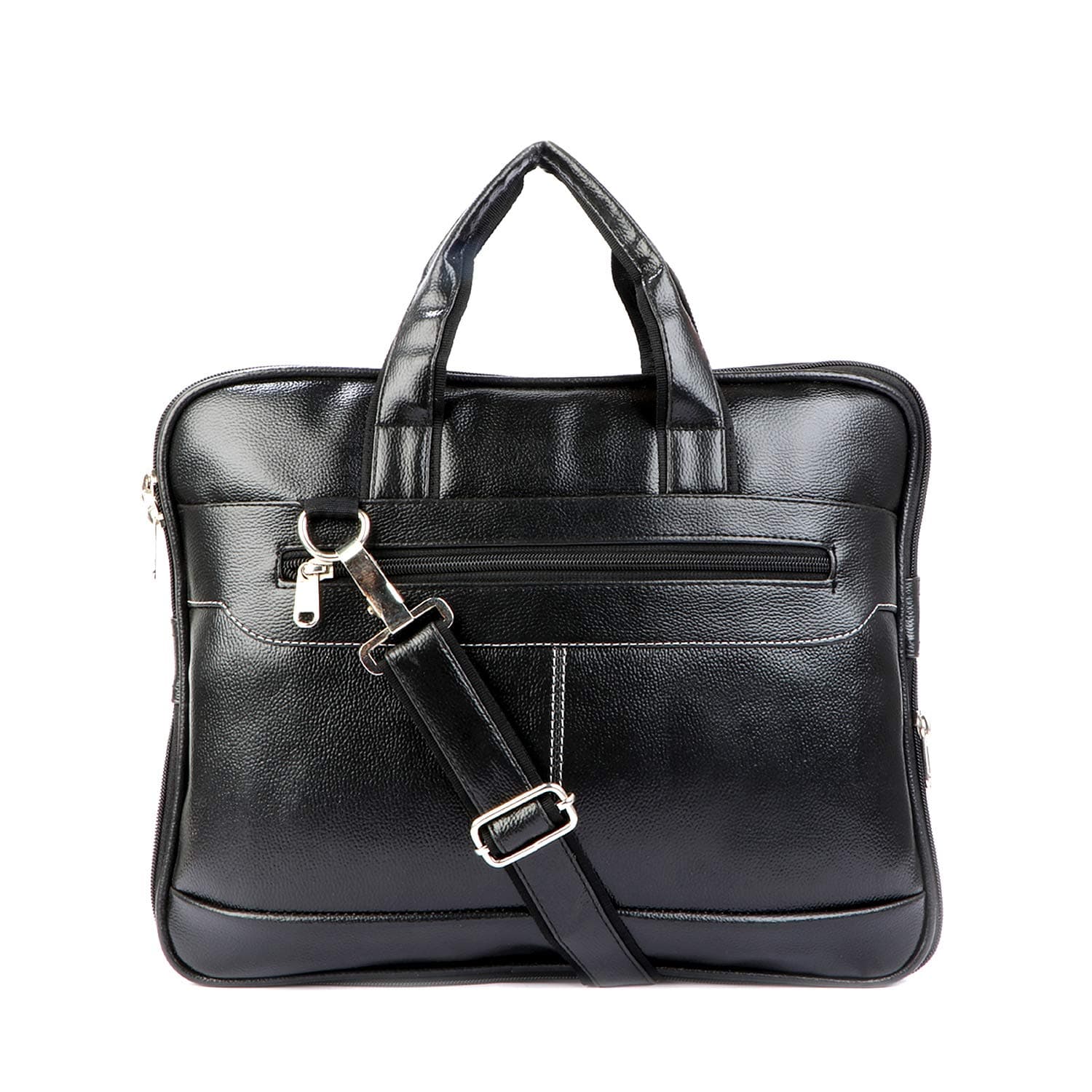 Rolexo PU Leather 15.6 inch Laptop Messenger Organizer Bag/Shoulder Office Bag for Men