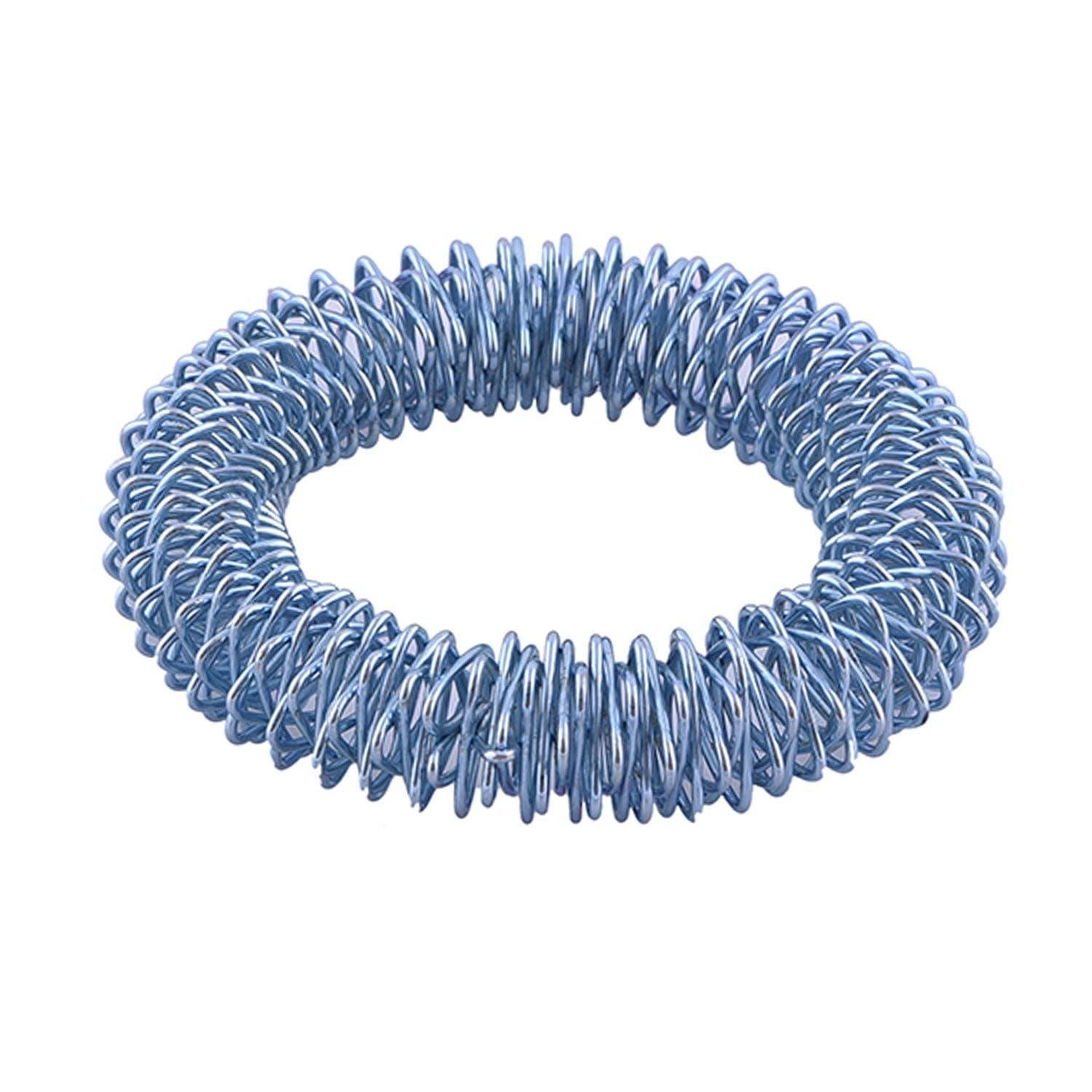 MANAV Acupressure Finger Massage Jombo Ring (Silver)