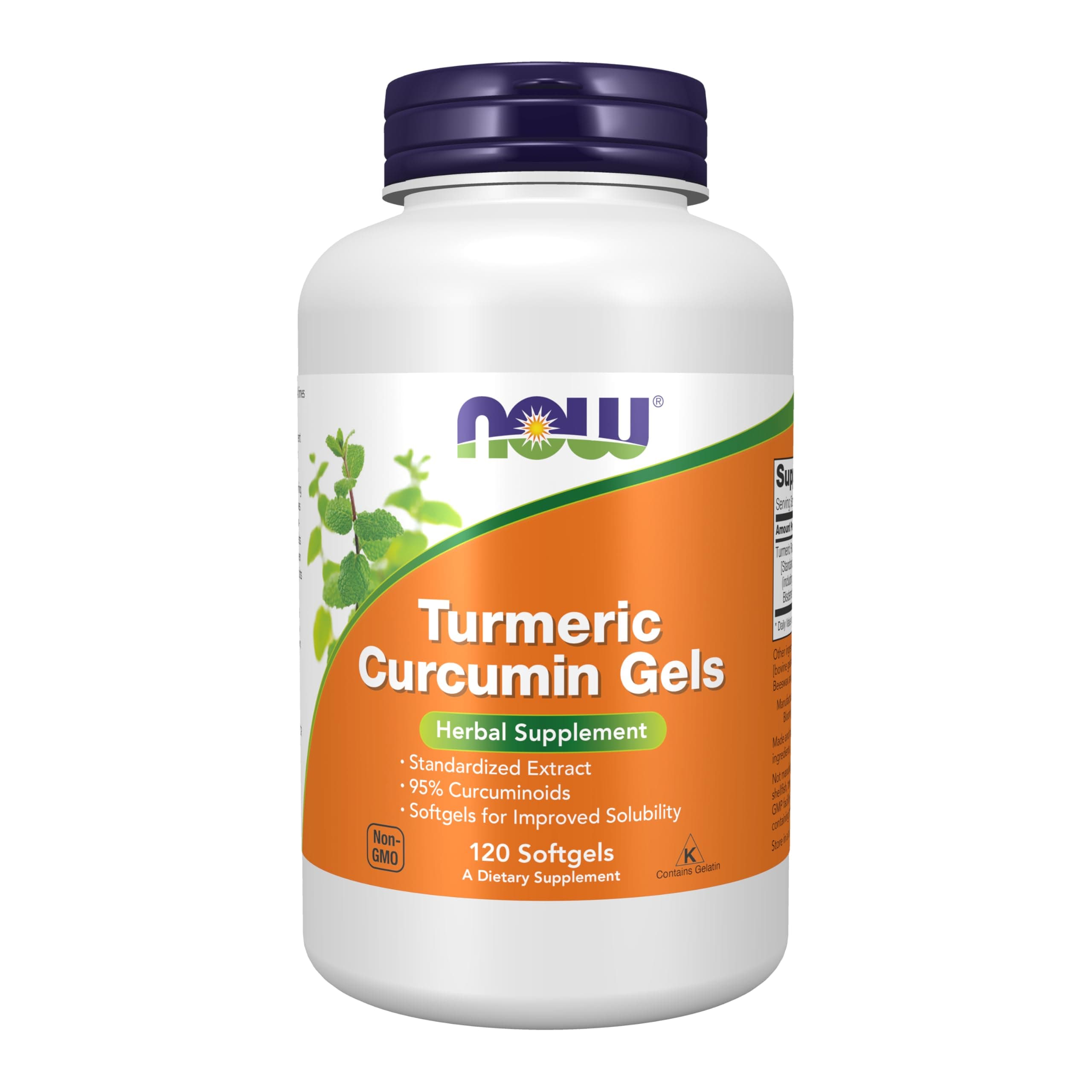 Now Foods Curcumin Softgels, 120 Count