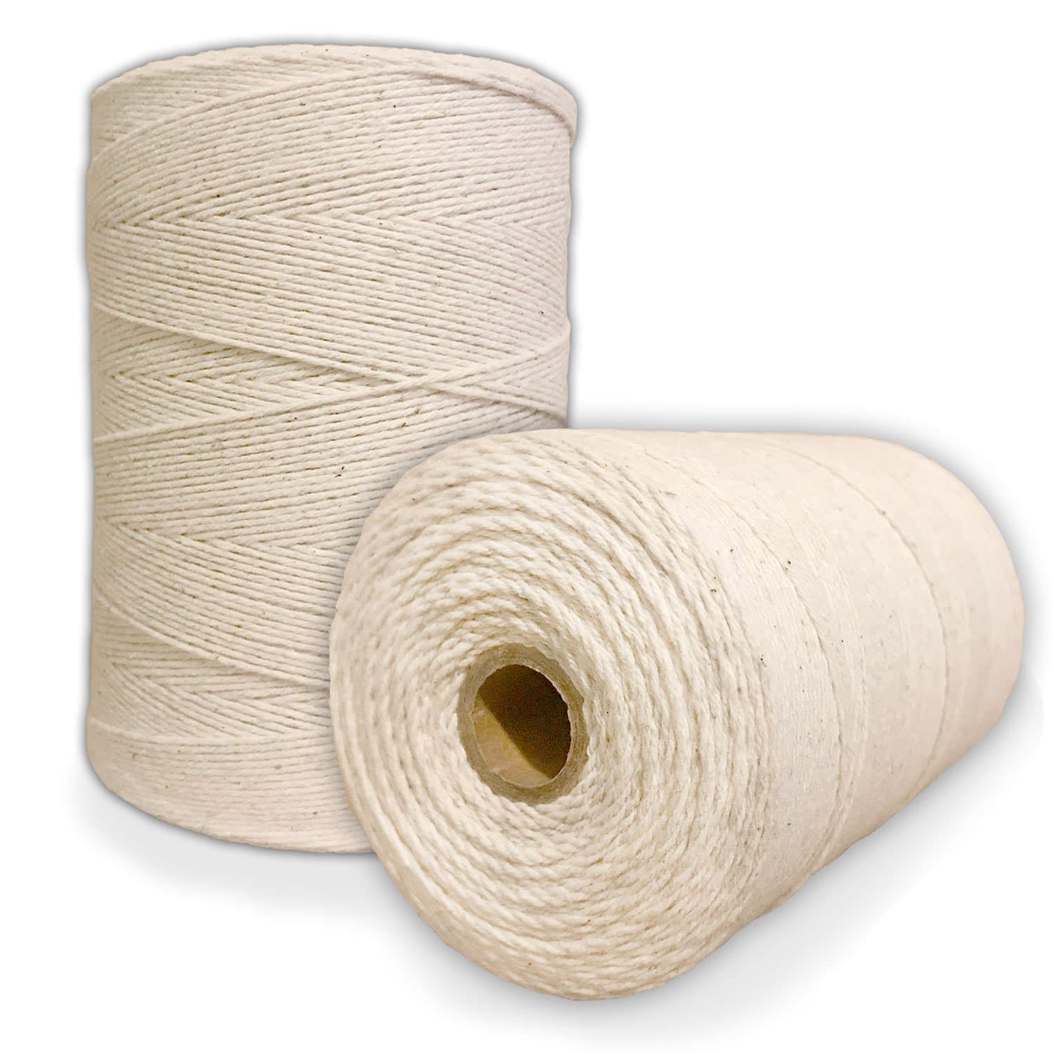 Durable Loom Warp Thread (Natural/off white), 8/4 Warp Yarn (800 YARDS), Perfect for weaving: carpet, tapestry, rug, blanket or pattern - Warping thread for ANY LOOM