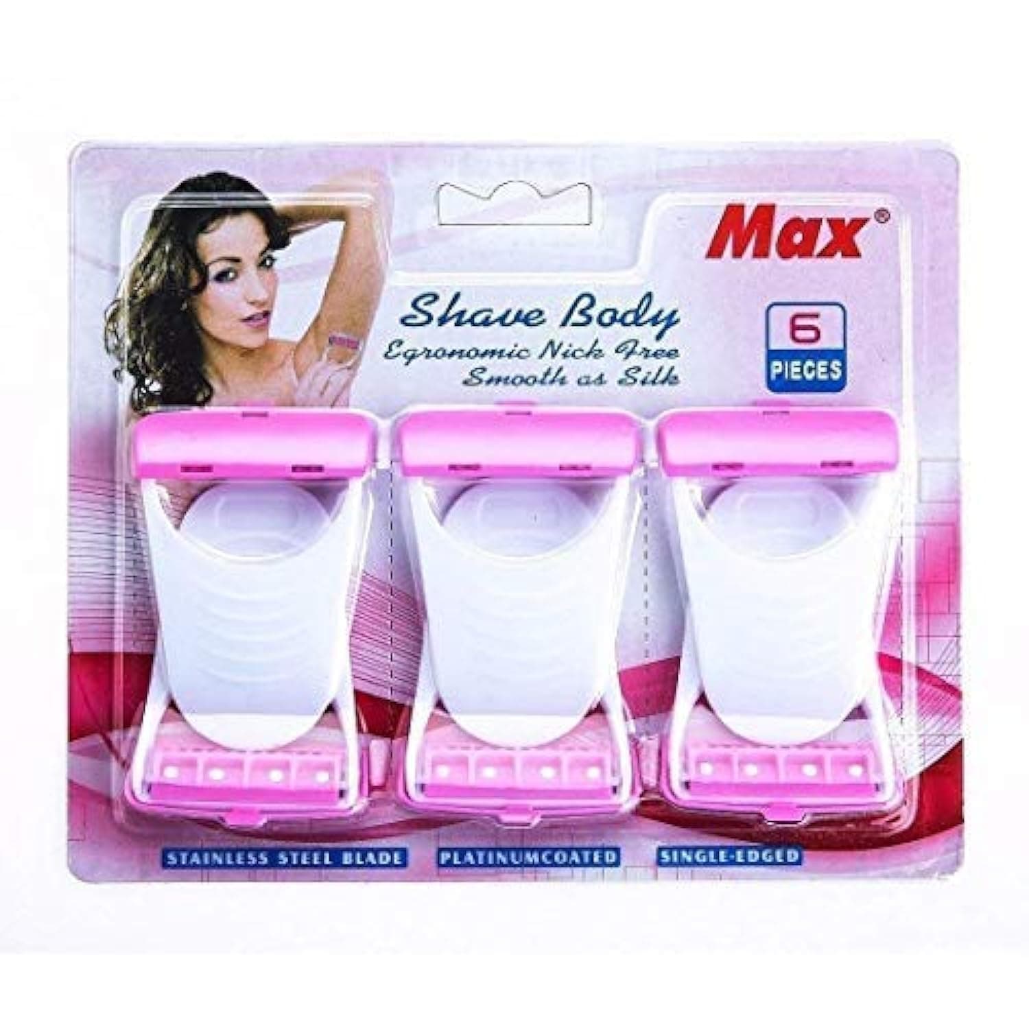 Evaluemart Max Disposable Body & Bikini Shaving Razor For Women