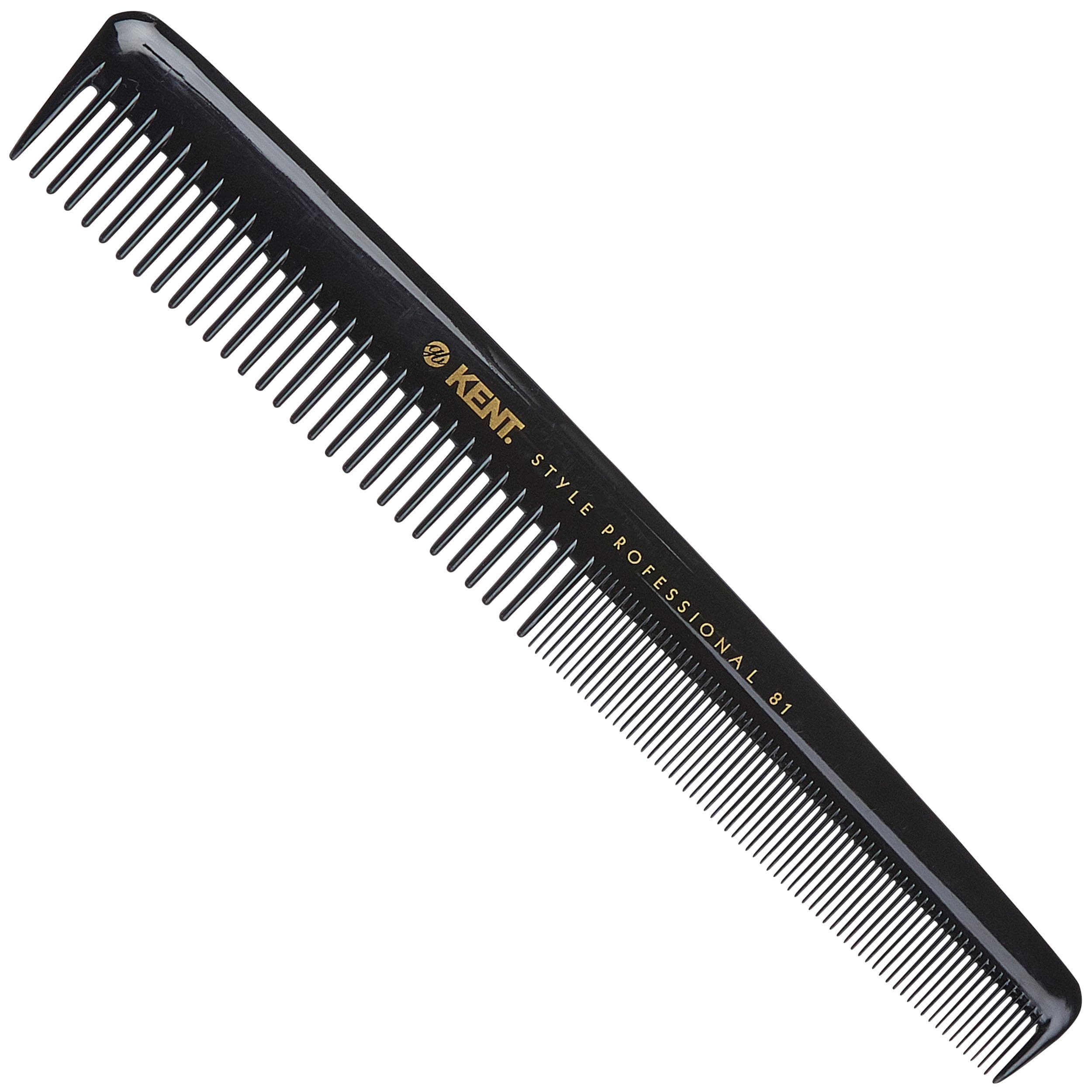 Kent Shallow Teeth Dressing Comb, Black, 184mm