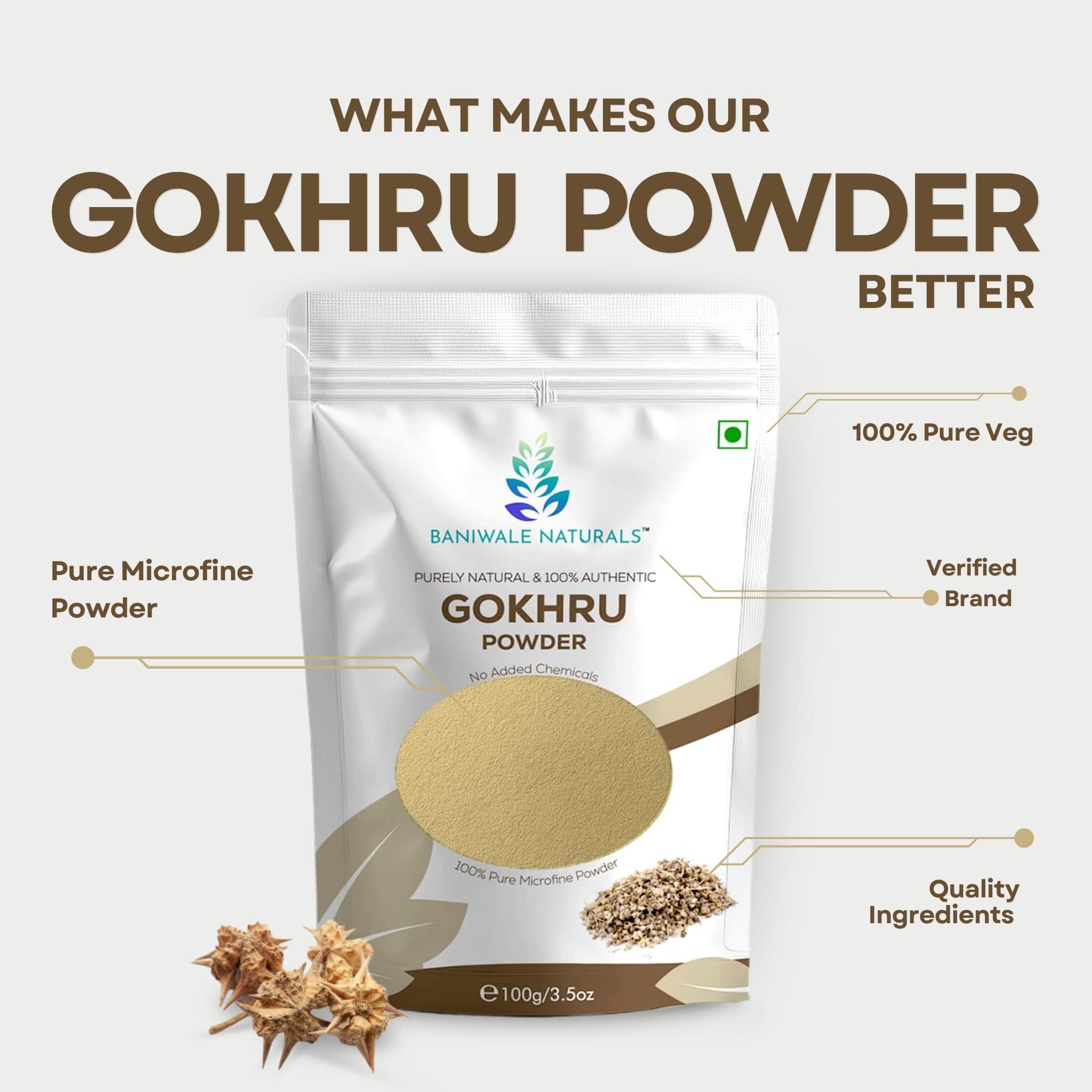 Baniwale Naturals Gokshura Powder