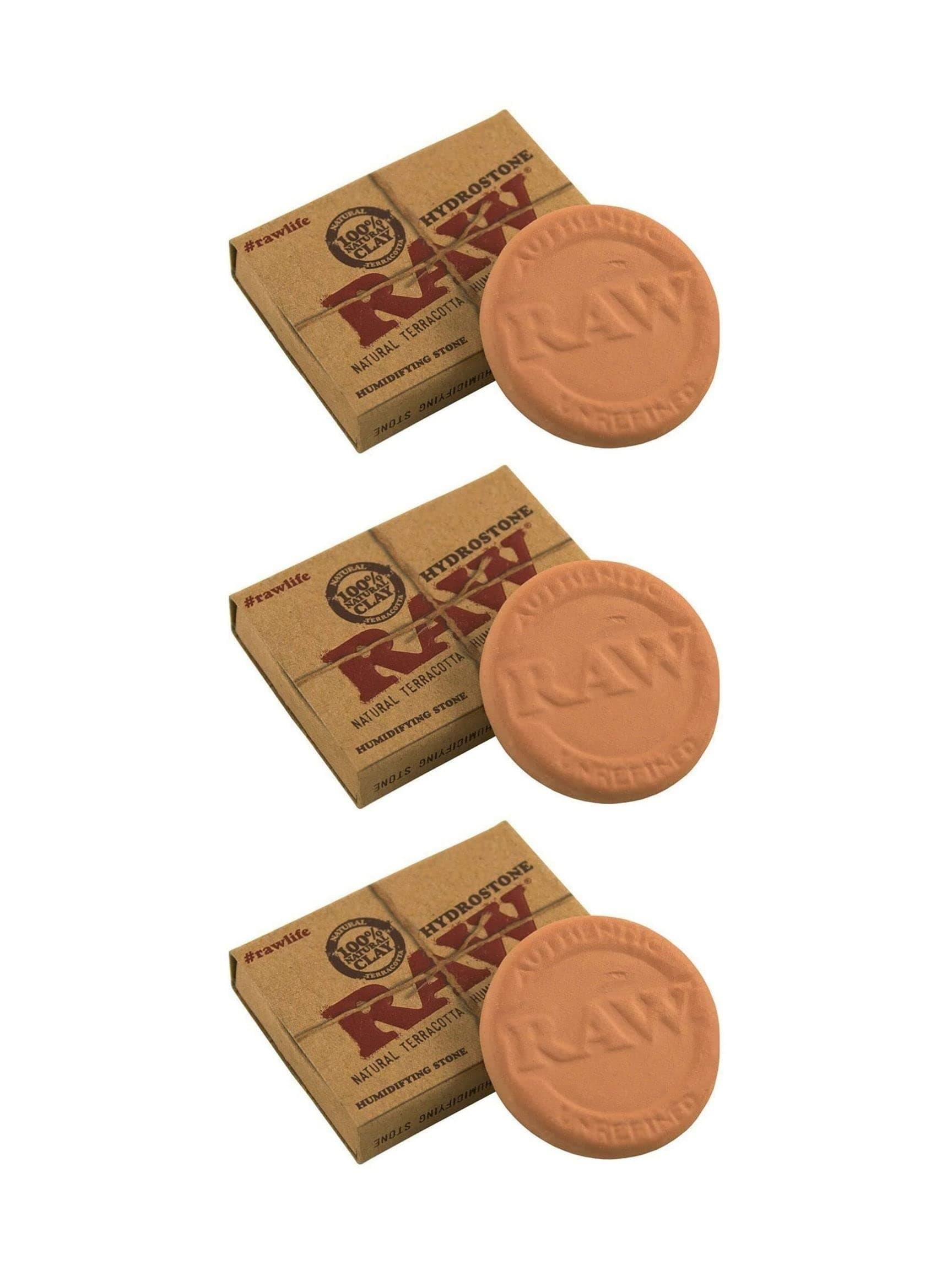RAW Hydrostone Natural Terracotta Humidifying Stone Set of 3
