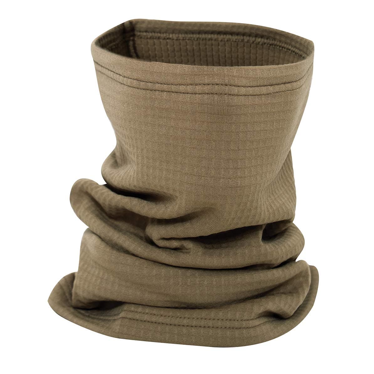 Rothco unisex-adult Neck GaitersGrid Fleece Neck Gaitor, Coyote Brown, One Size