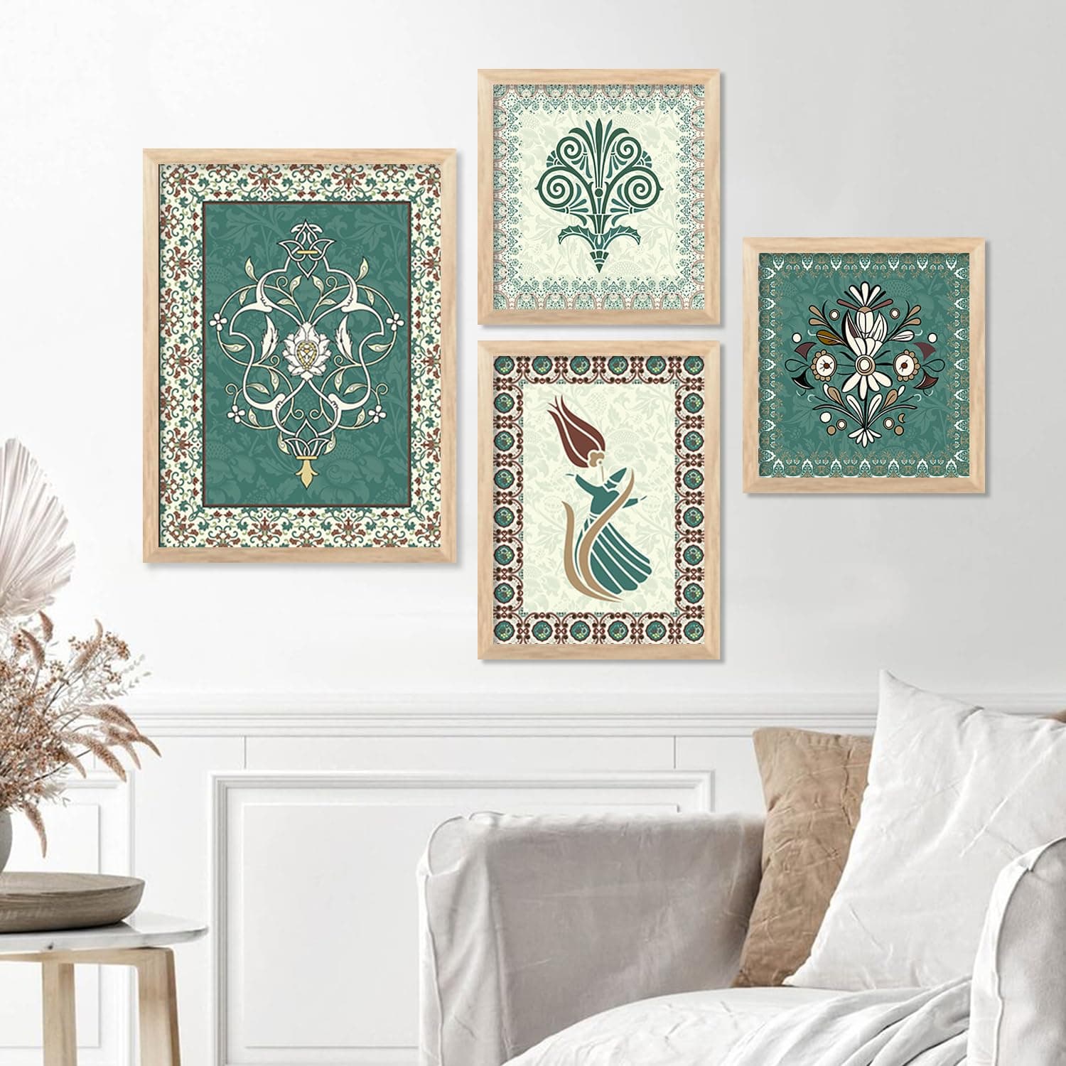 kotart Set of 4 wall paintings