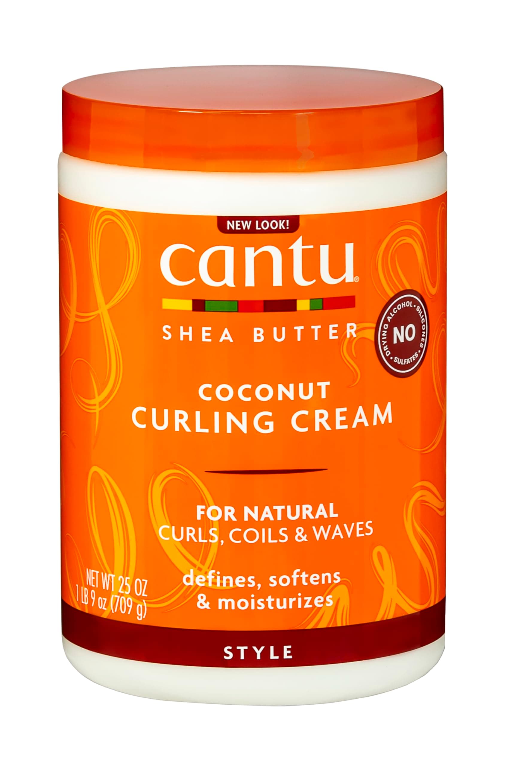 CANTU Shea Butter for Natural Hair Coconut Curling Cream, 708 g