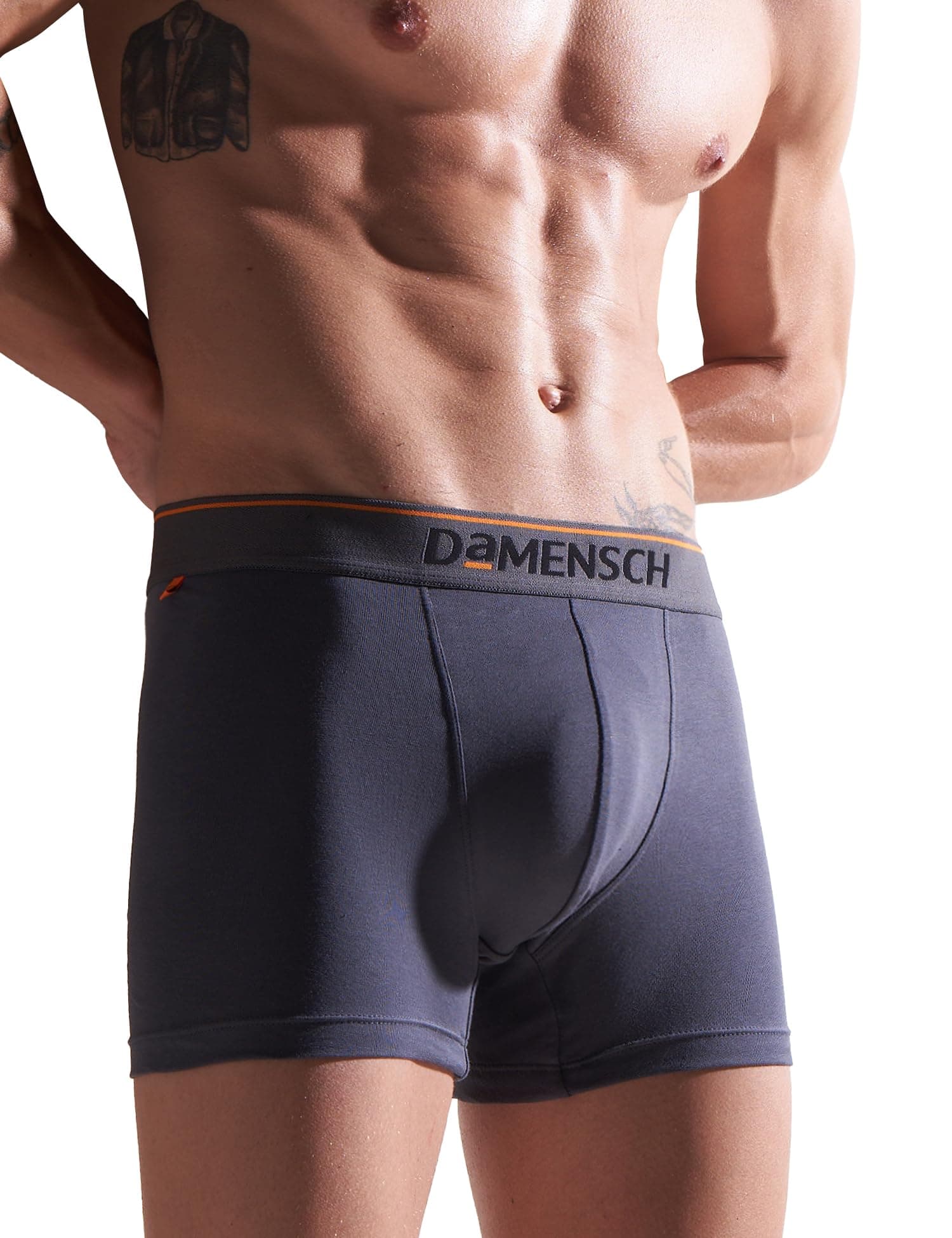 DAMENSCH Men's Deo-Cotton Deodorizing Trunk- Pack of 1- Peony Blue- XX-Large