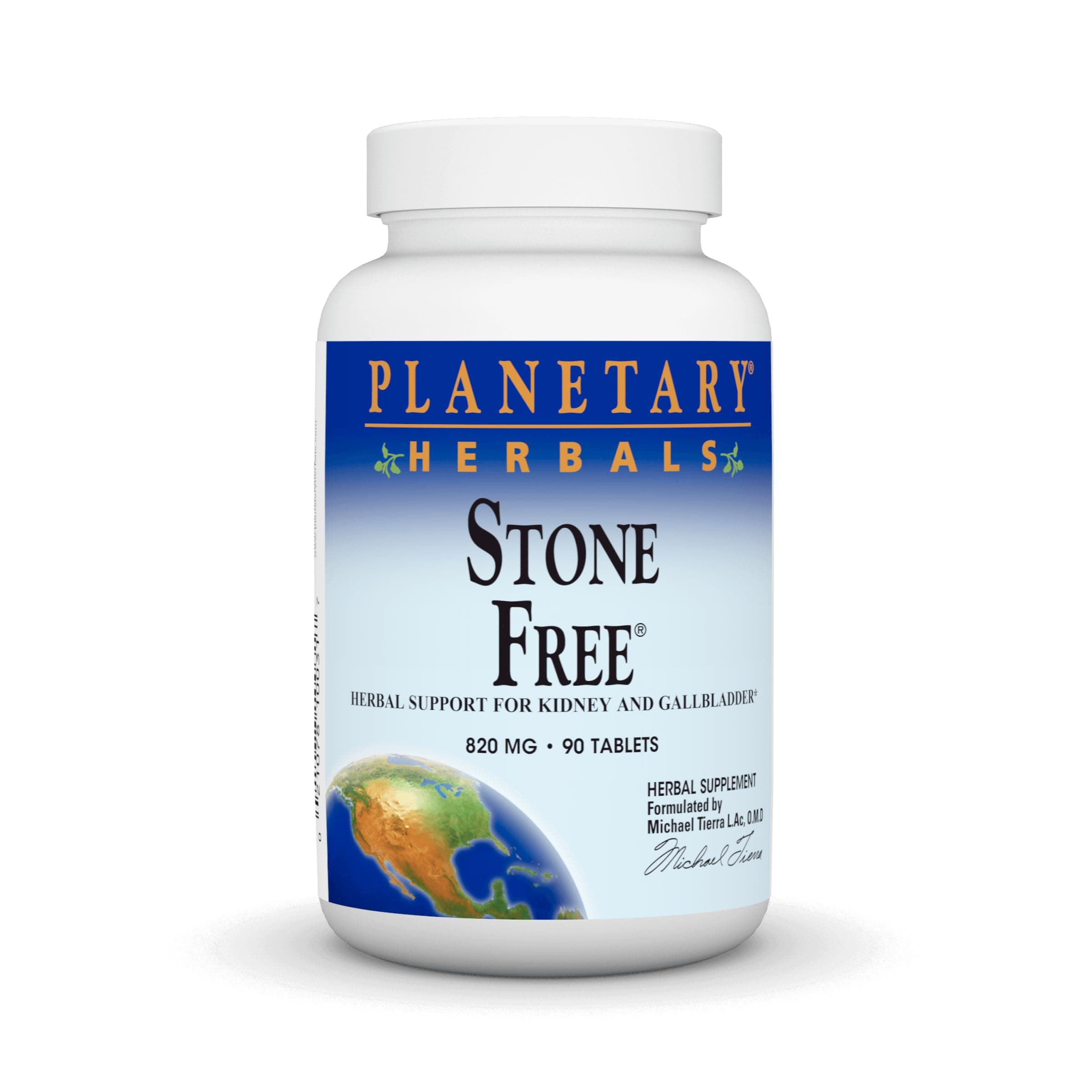 Planetary Herbals, Stone Free, 820 mg, 90 Tablets