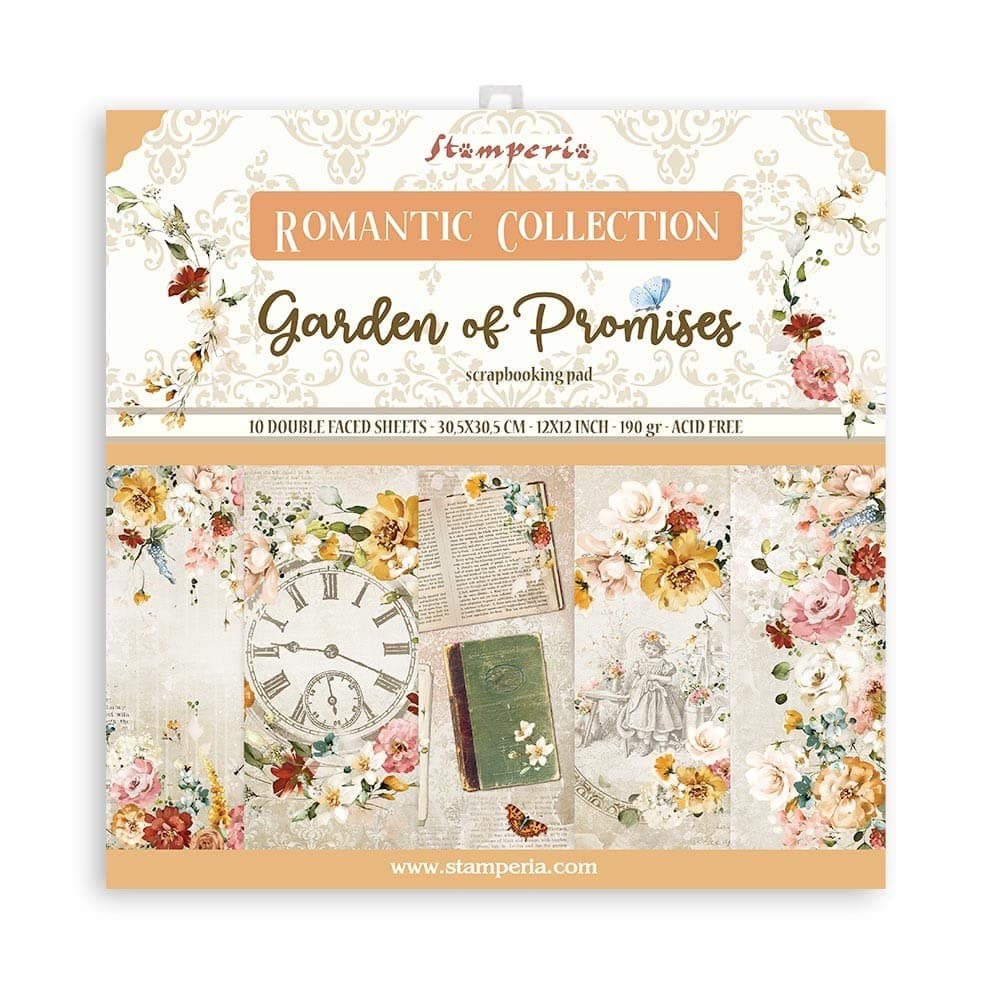 Paper PAD 12X12 10PK Garden of