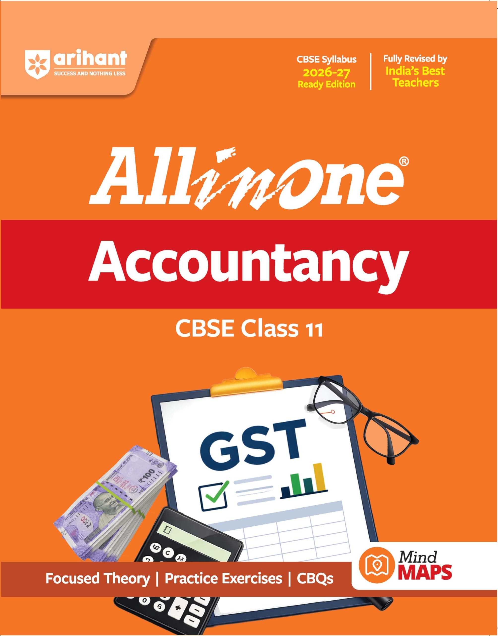 Arihant All in One Accountancy Class 11 for CBSE Exam 2026-27 | NCERT Based Complete Theory, Practice Exercises, CBQs, A-R, Sample Papers & Mind Maps | Revised Edition as per Latest Syllabus