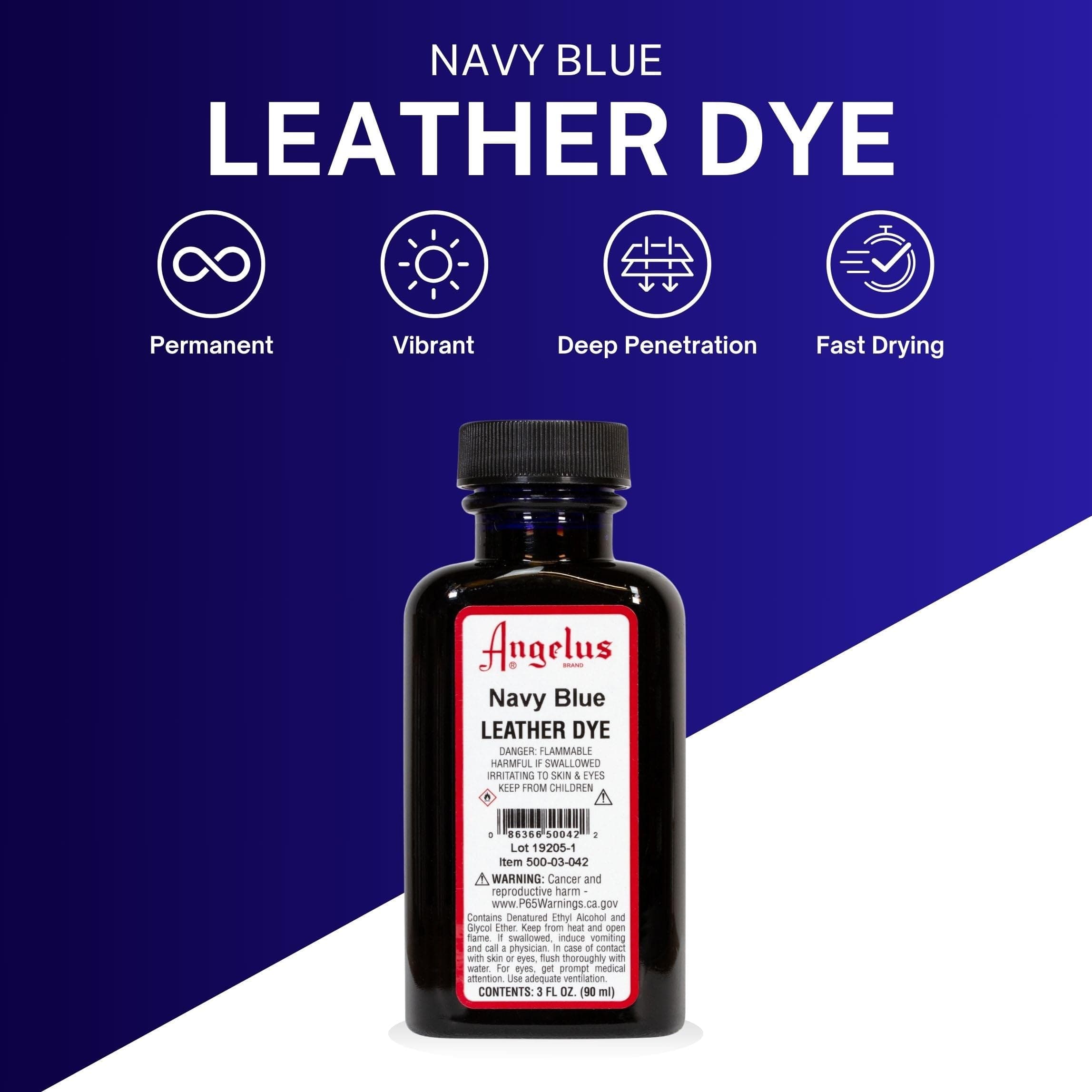 Angelus Leather Dye Navy Blue