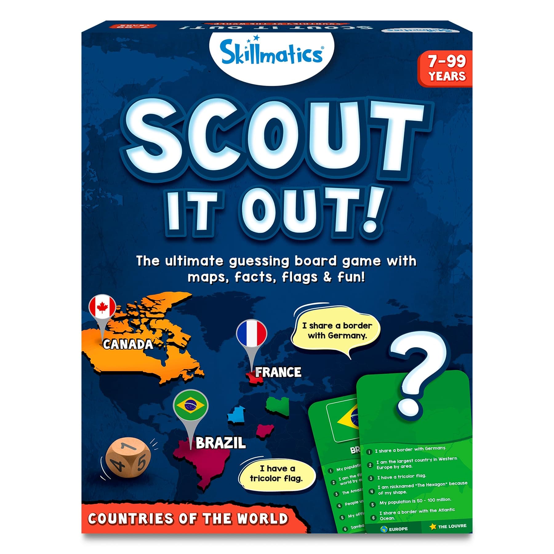 Skillmatics Board Game – Scout It Out, Guessing & Trivia Game for Families