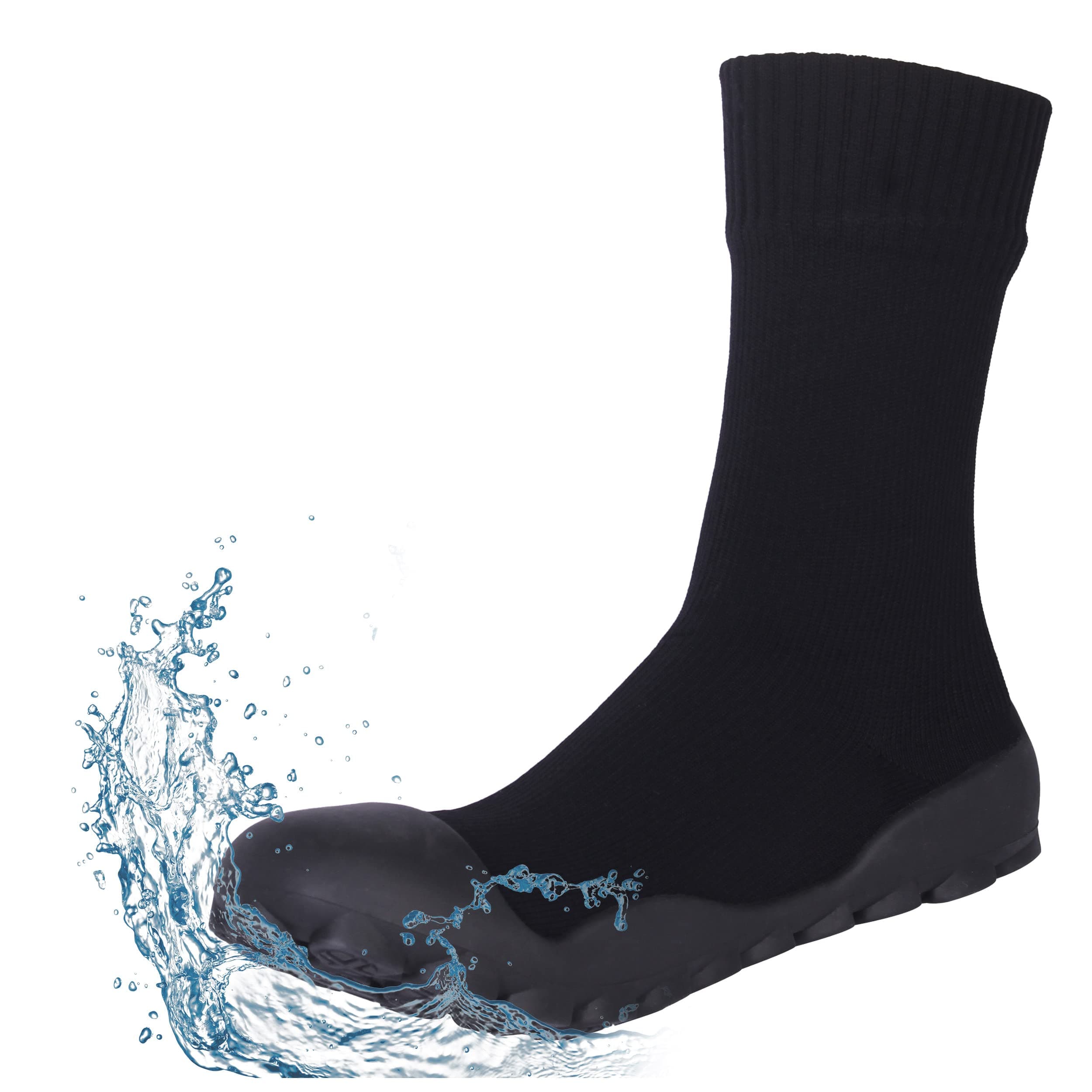 RANDY SUN Waterproof Socks, Unisex Hiking Wading Trail Running Kayaking Crew Socks