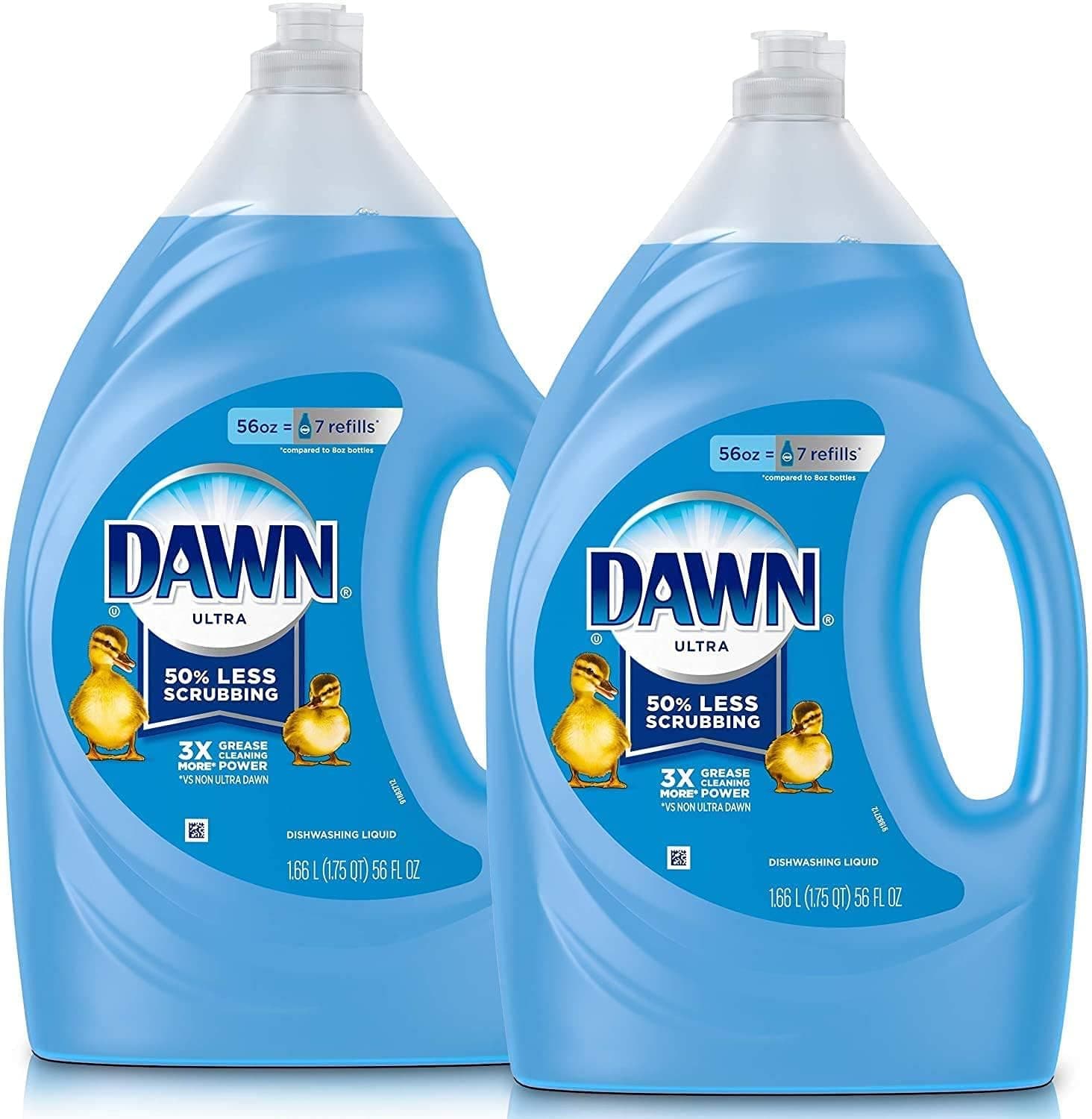 Dawn Ultra Dishwashing Liquid Scent (56 Fluid oz, 2 Count)