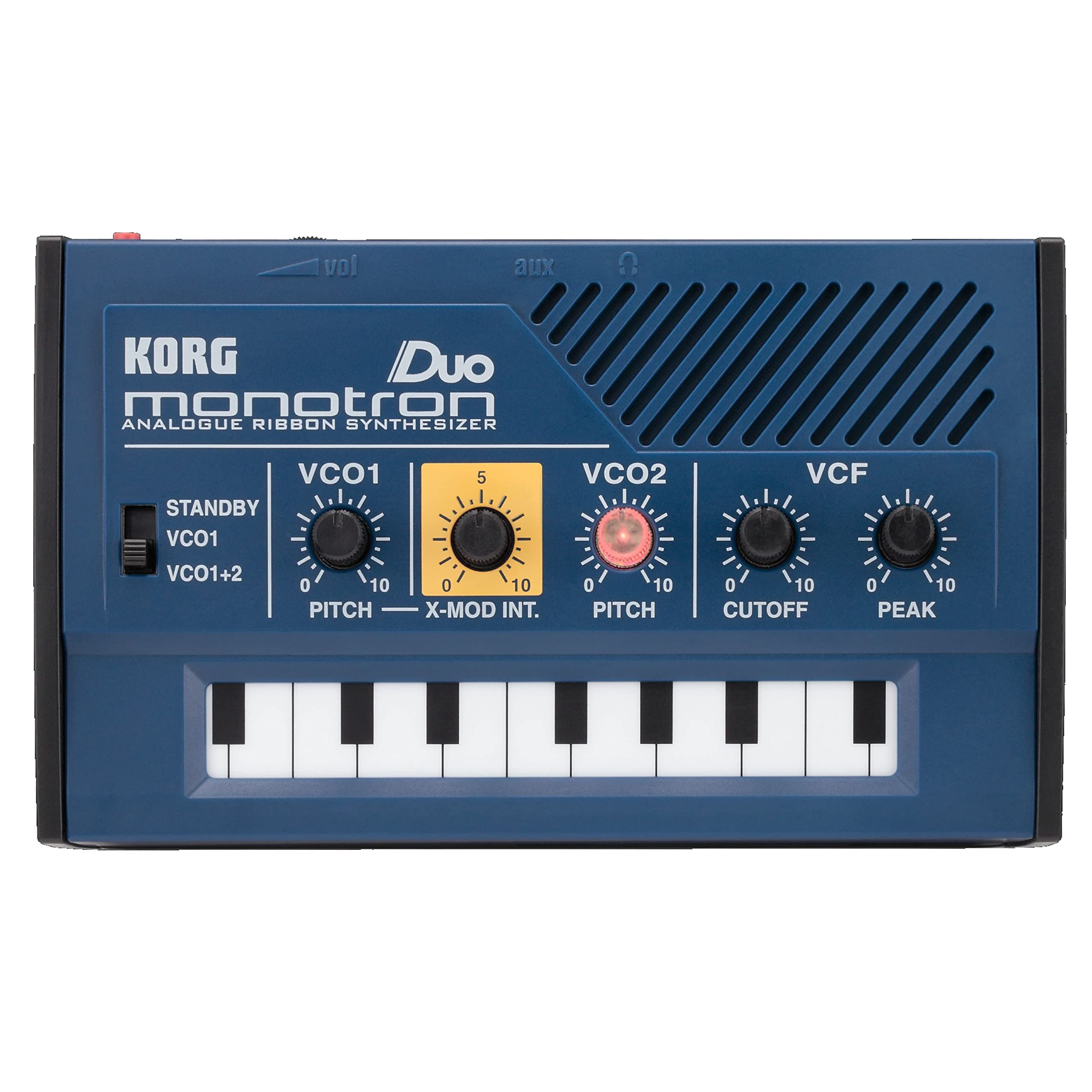 KORG MONOTRONDUO 0-Key Dual Oscillator Analog Pocket Synthesizer, multi-colored