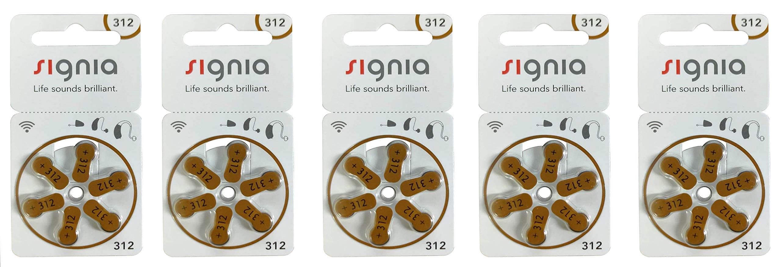 Signia Long-Lasting Hearing Aid Batteries – Enhanced Sound for Everyday Comfort Size 312-Hearstore.in, (Pack of 30 Batteries)