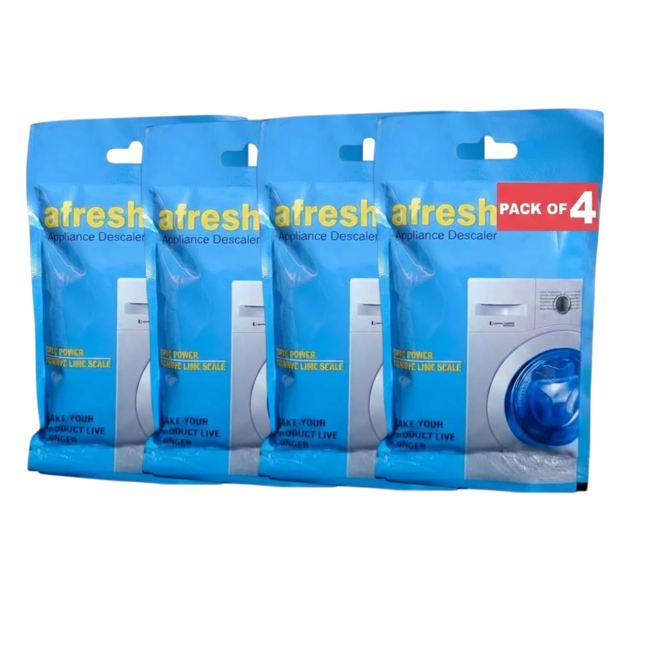 Washing Machine Drum Cleaning Powder Compatible For Samsung Washing Machine Front Load and Top Load, Washing Machine Cleaning Powder -100 gm (Pack Of 4)