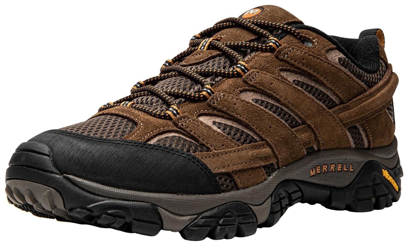 Merrell Men's Moab 2 WTPF Brown Hiking Shoe, Earth, 11.5