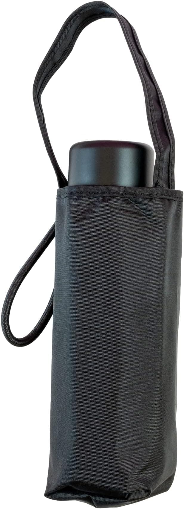 Totes Auto Open Close Compact Umbrella with NeverWet and Sunguard, Black, ys/m