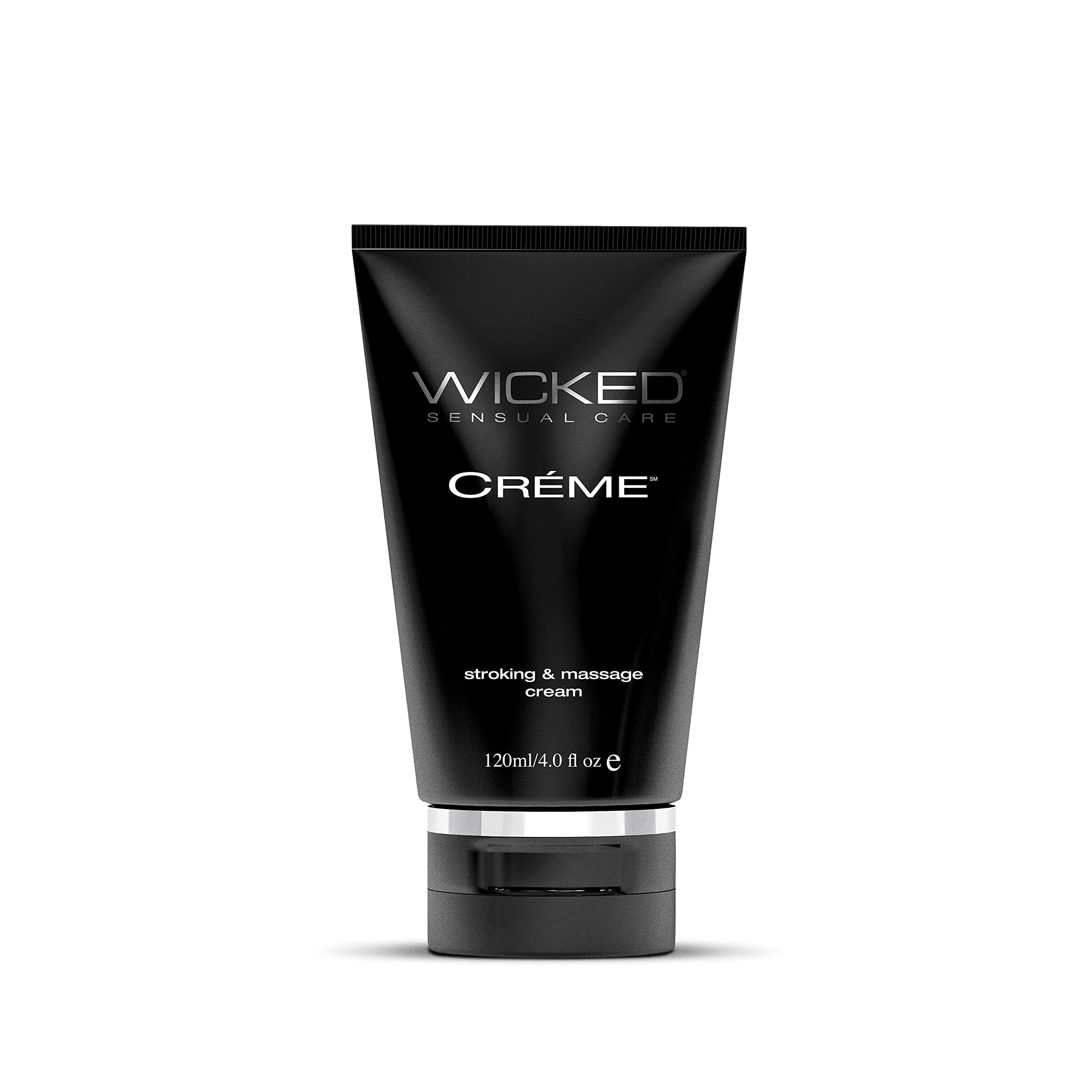 Wicked Sensual Care Creme Stroking and Massage Cream for Men 120ml (Natural Coconut Oil Based Personal Lubricant, Intimate Moisturizer)