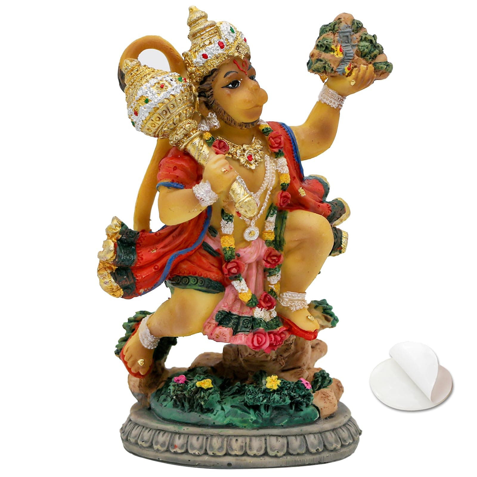 Hindu God Lord Flying Hanuman Statue