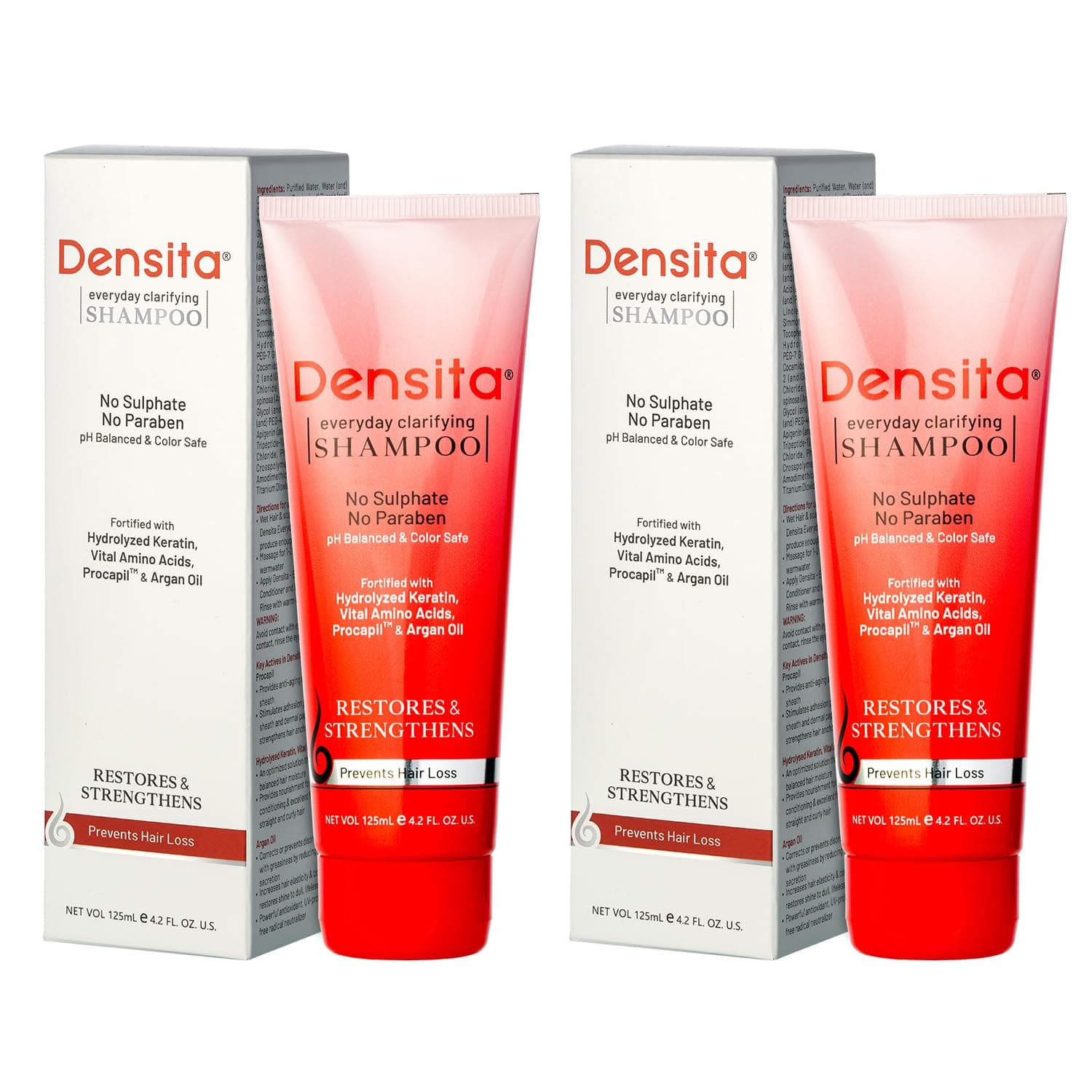 Regaliz Densita Everyday Clarifying Shampoo-125ml -Pack of 2