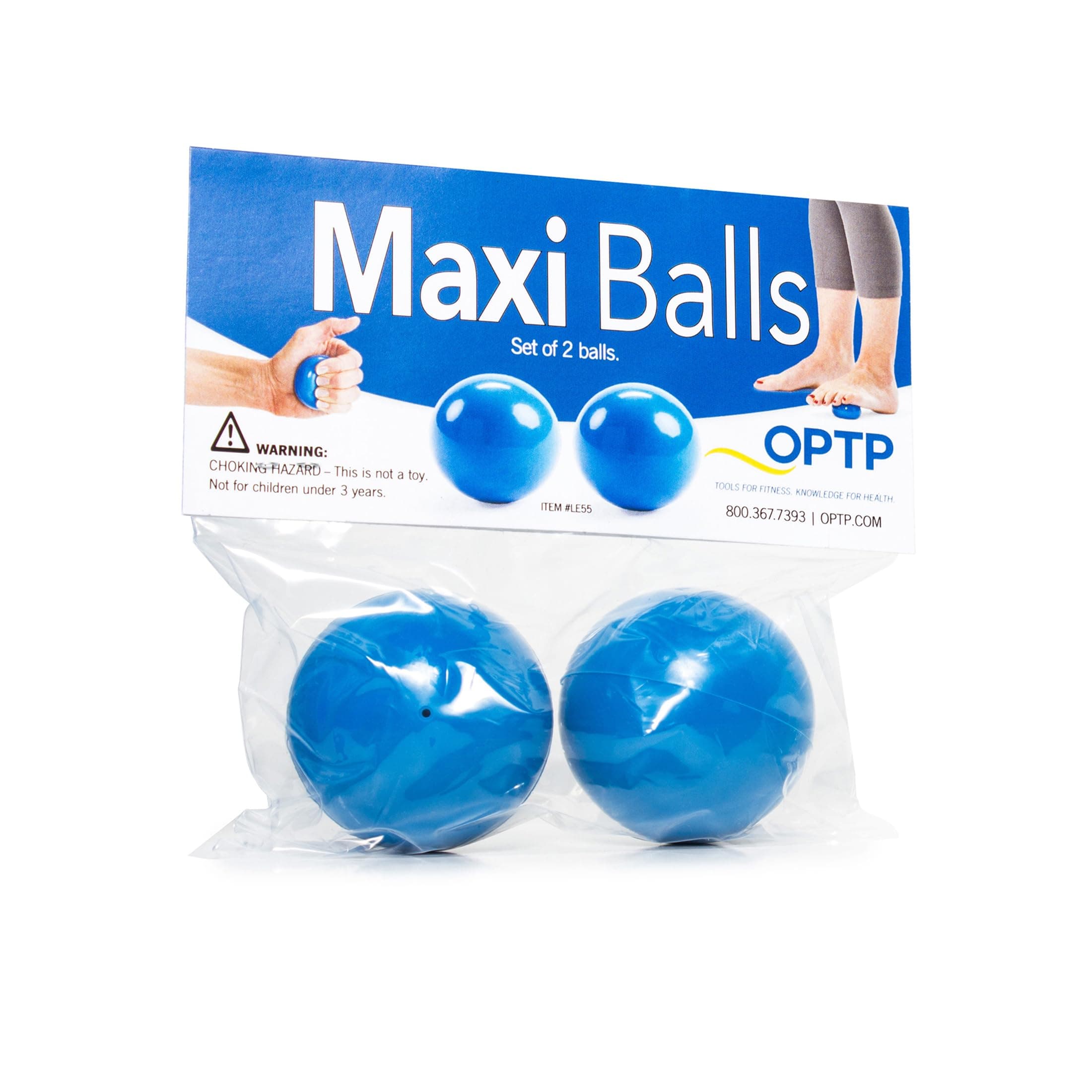 OPTP Maxi BallsVinyl Construction - Therapeutic Self Massage One Pair